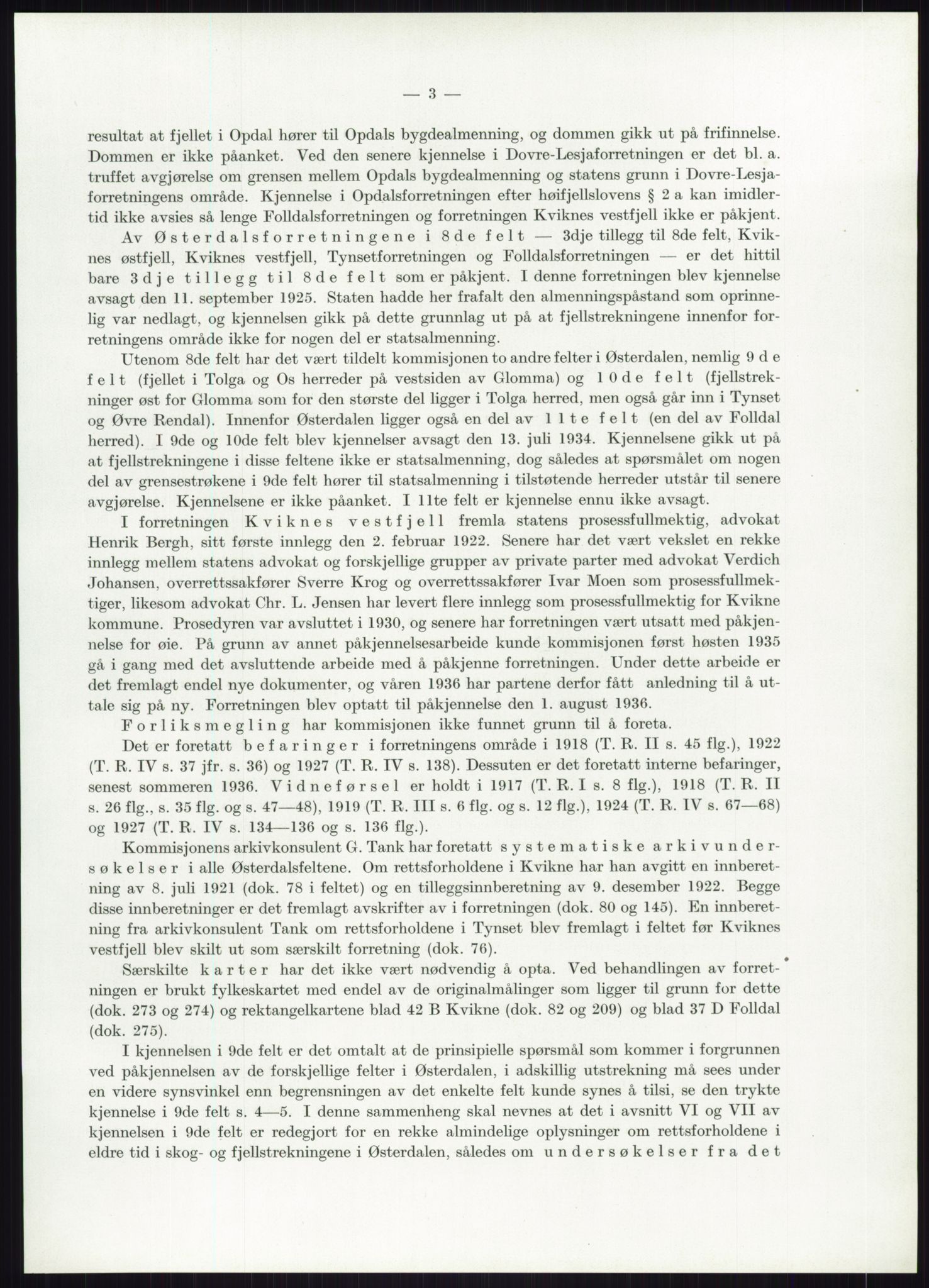 Høyfjellskommisjonen, RA/S-1546/X/Xa/L0001: Nr. 1-33, 1909-1953, p. 3720