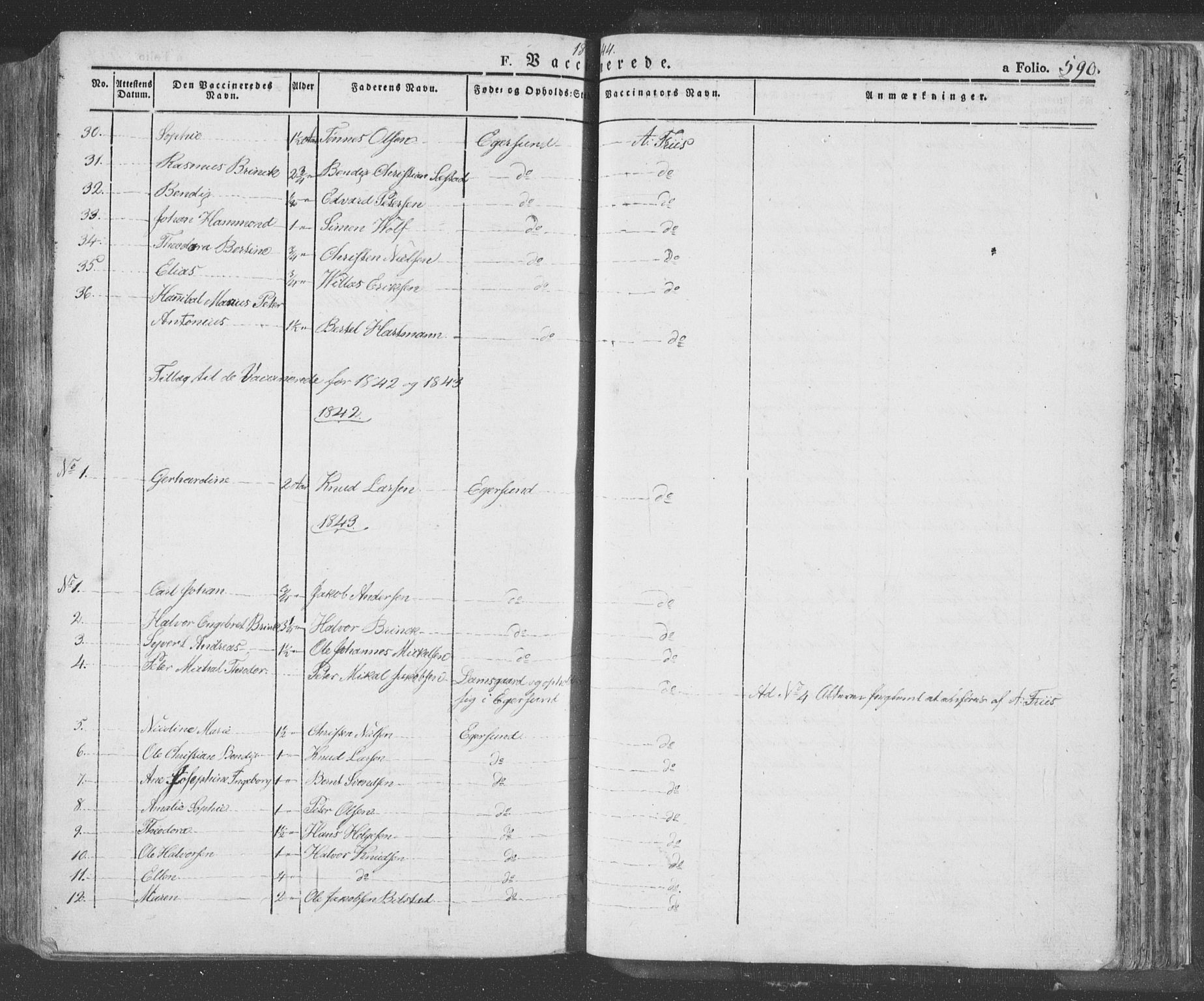 Eigersund sokneprestkontor, AV/SAST-A-101807/S08/L0009: Parish register (official) no. A 9, 1827-1850, p. 590