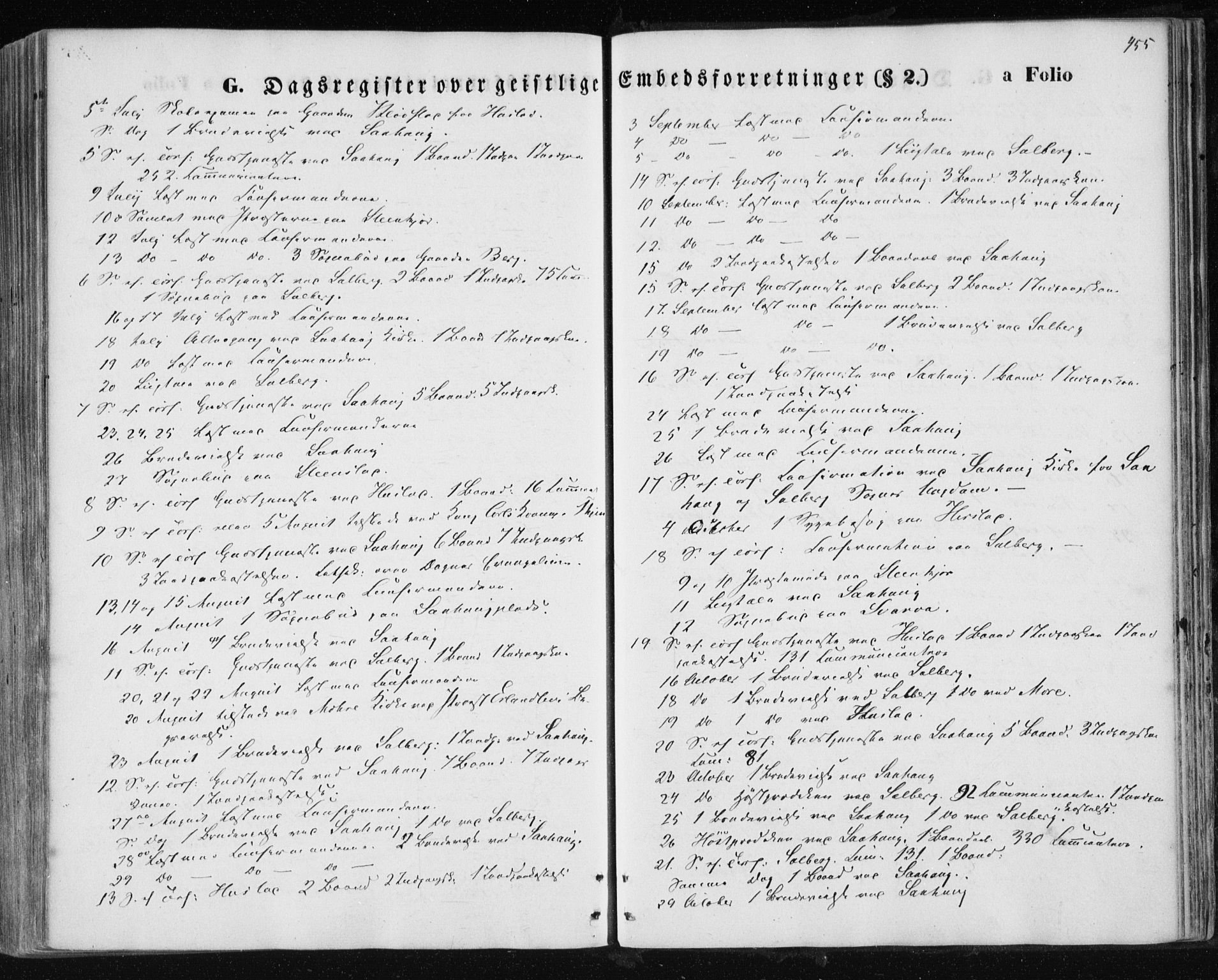Ministerialprotokoller, klokkerbøker og fødselsregistre - Nord-Trøndelag, SAT/A-1458/730/L0283: Parish register (official) no. 730A08, 1855-1865, p. 455