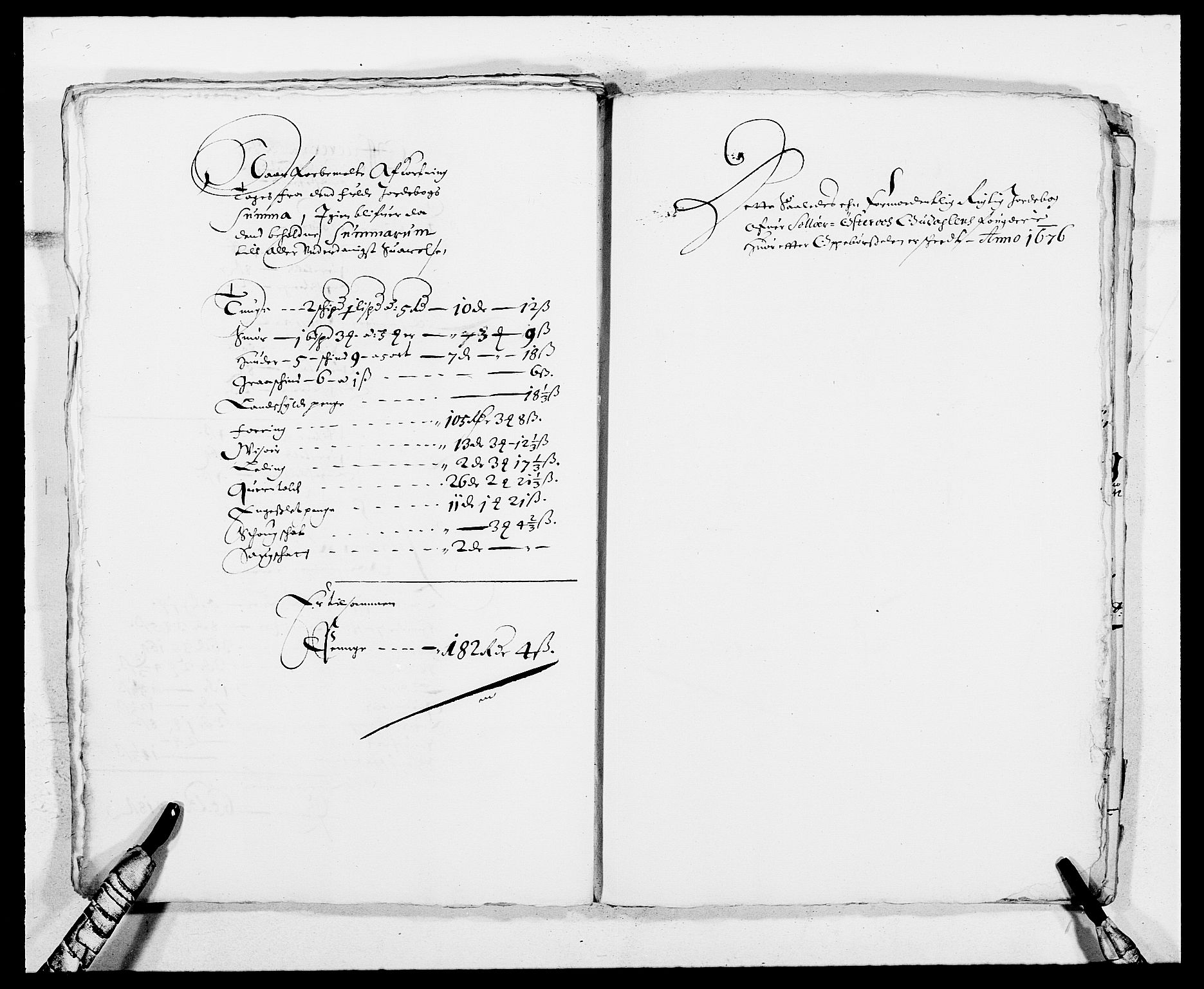 Rentekammeret inntil 1814, Reviderte regnskaper, Fogderegnskap, RA/EA-4092/R13/L0812: Fogderegnskap Solør, Odal og Østerdal, 1676, p. 164