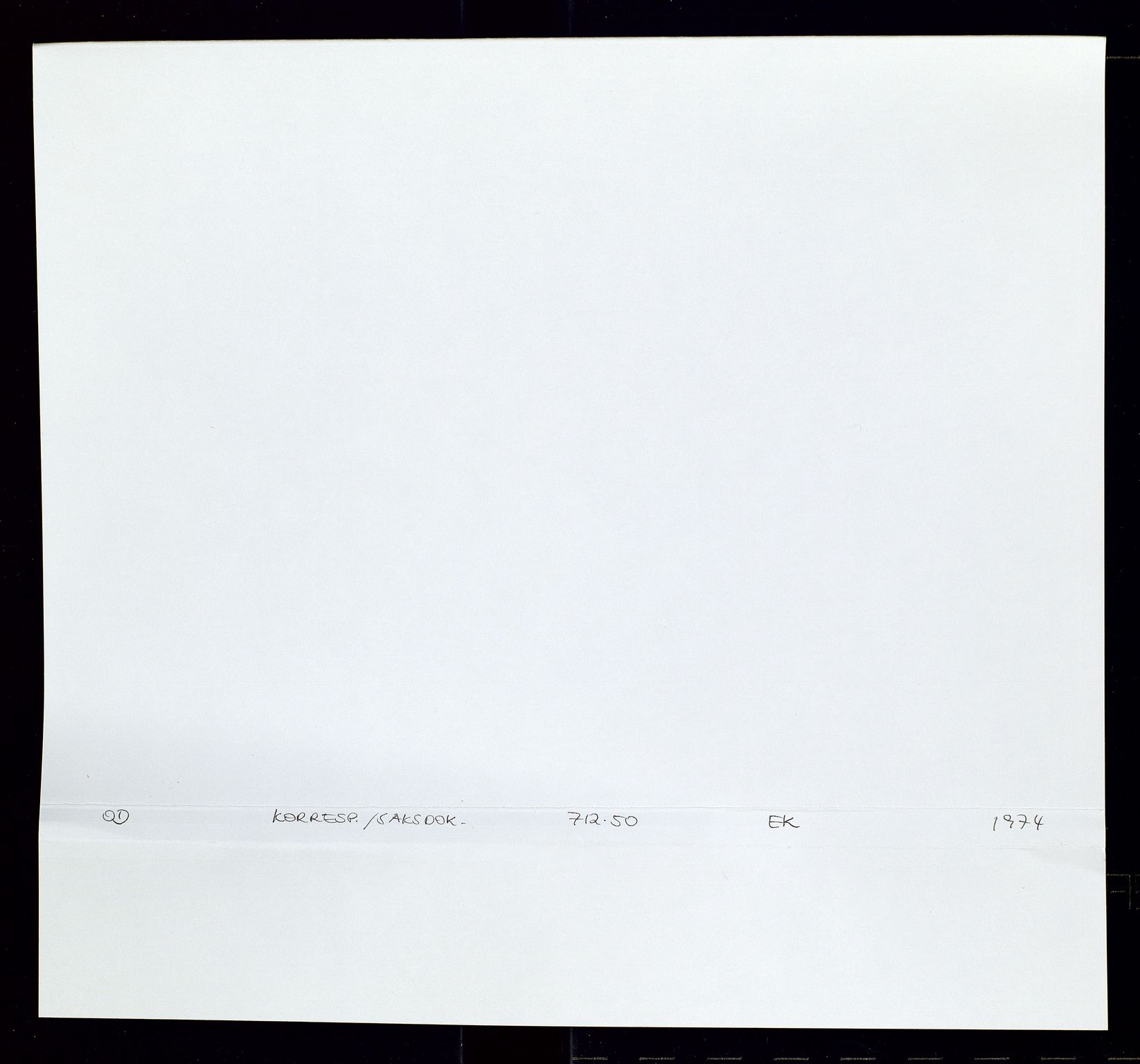 Oljedirektoratet, AV/SAST-A-101366/Da/L0134: Sakarkiv: Ekofisk, 1974