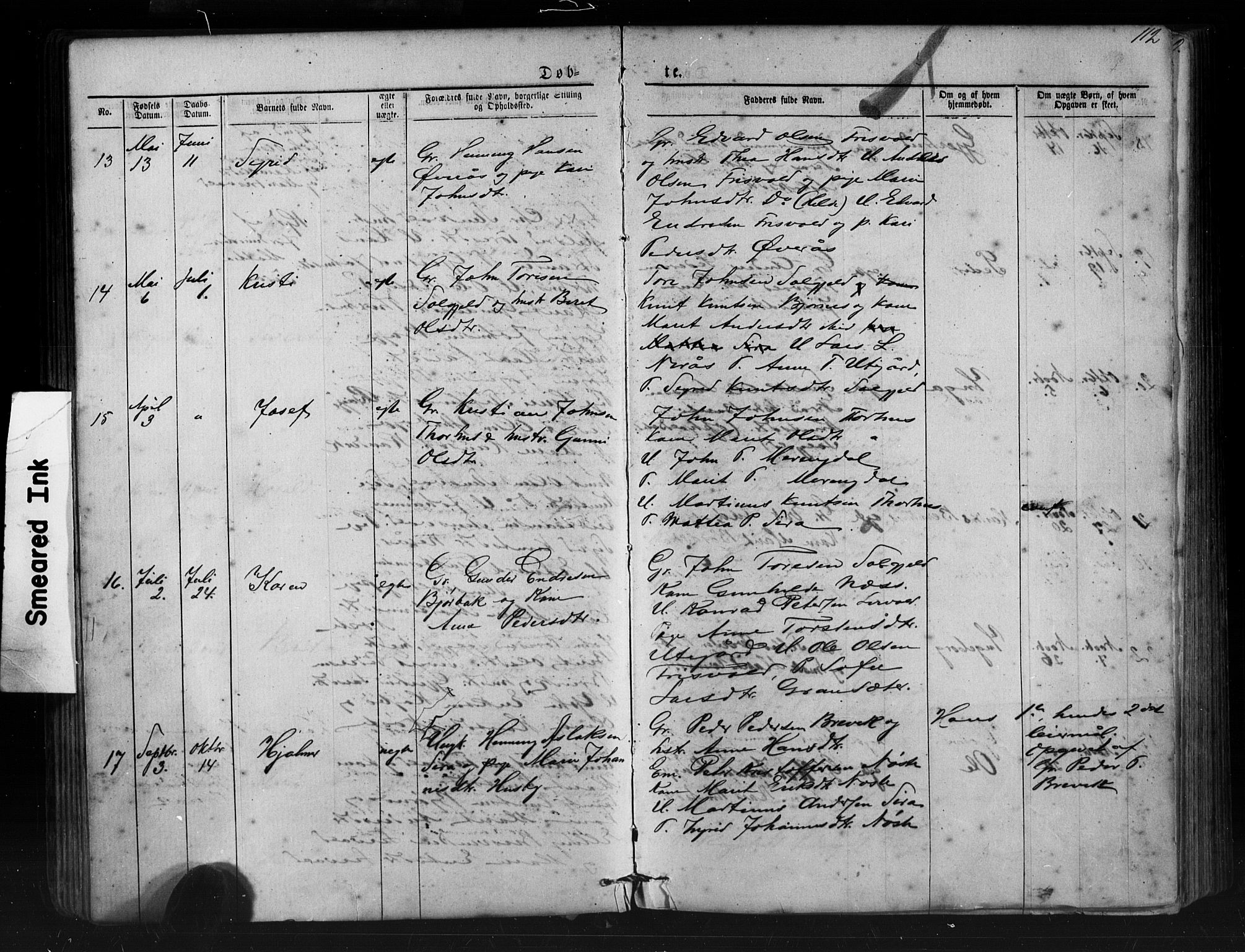 Ministerialprotokoller, klokkerbøker og fødselsregistre - Møre og Romsdal, AV/SAT-A-1454/552/L0638: Parish register (copy) no. 552C01, 1867-1902, p. 112