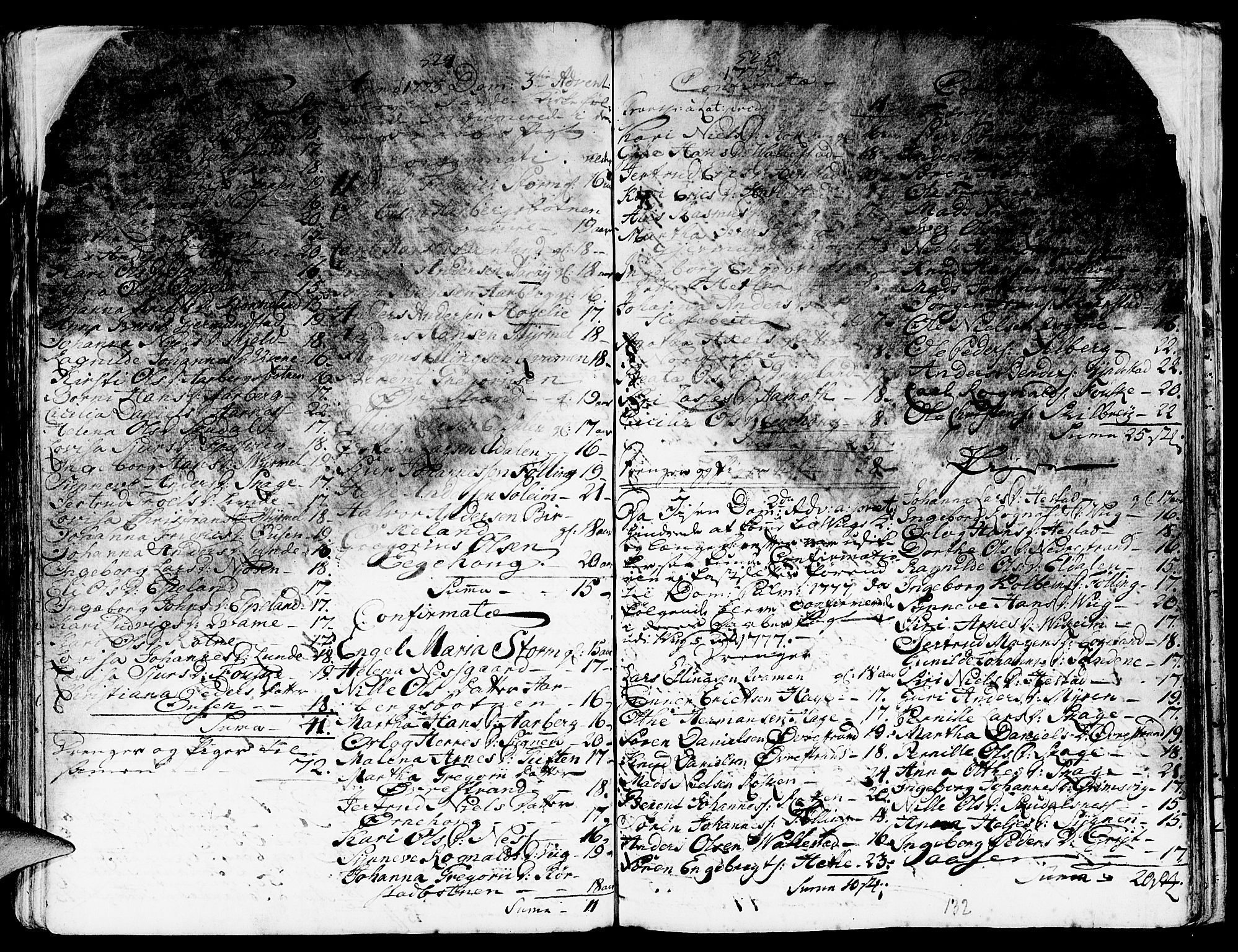 Gaular sokneprestembete, AV/SAB-A-80001/H/Haa: Parish register (official) no. A 1, 1755-1785, p. 132