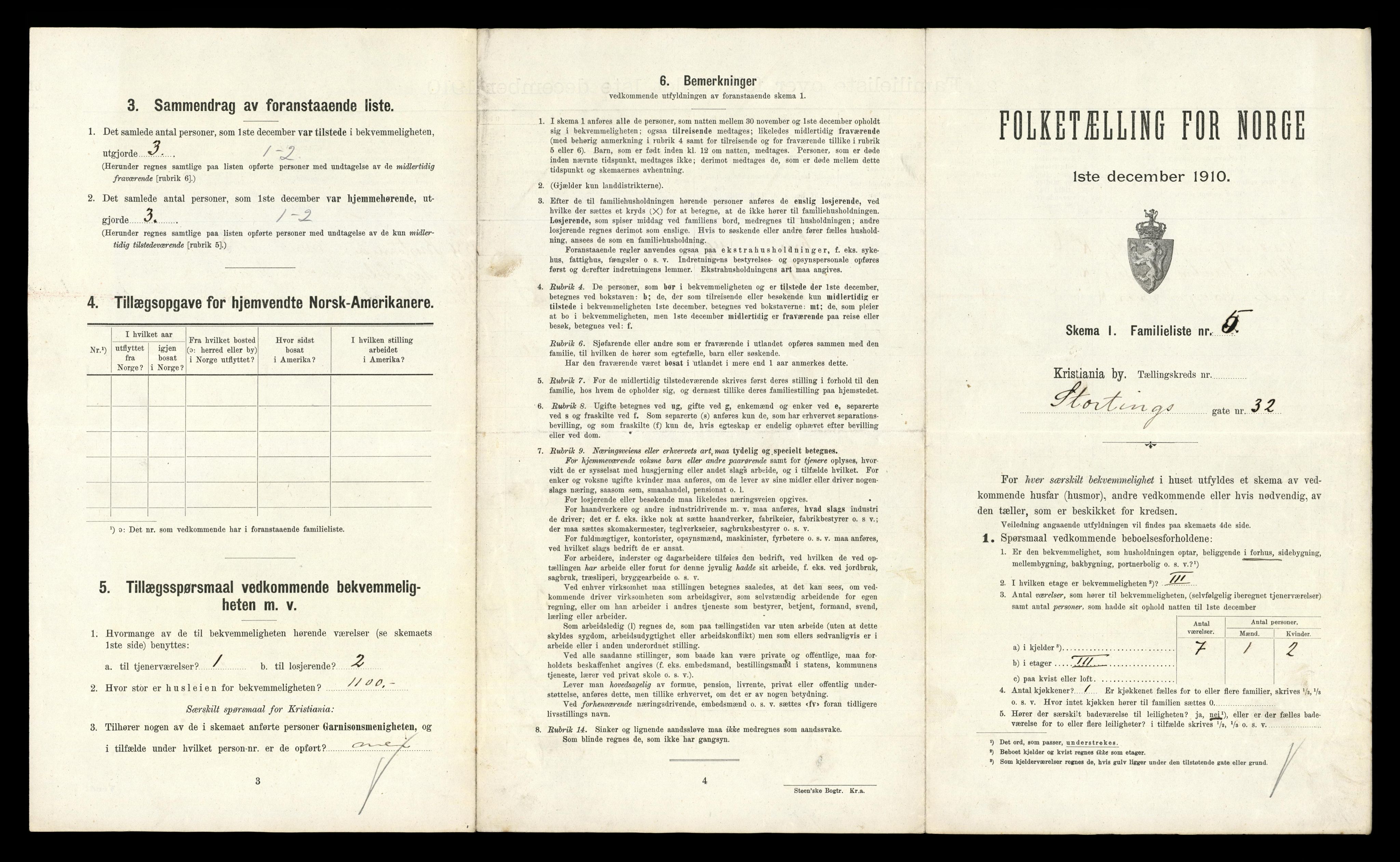 RA, 1910 census for Kristiania, 1910, p. 98989