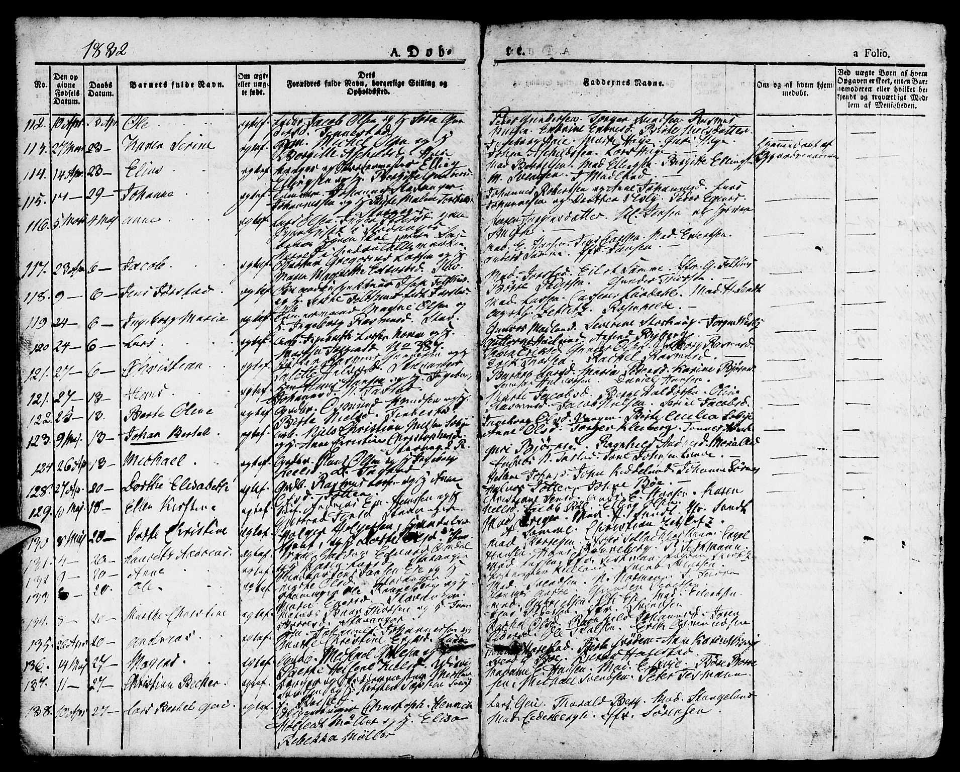 Domkirken sokneprestkontor, AV/SAST-A-101812/001/30/30BA/L0011: Parish register (official) no. A 11, 1832-1856