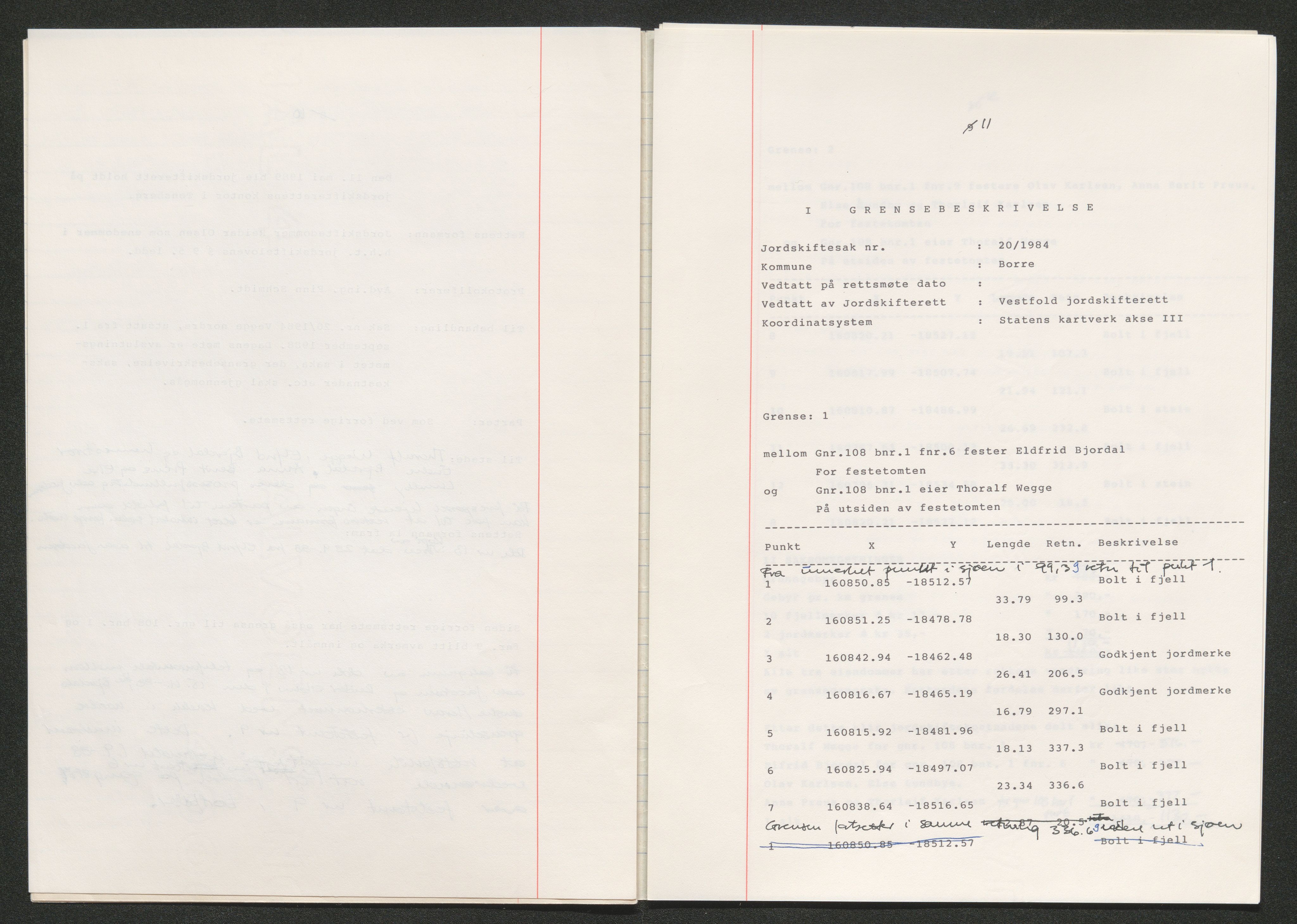 Vestfold jordskifterett, SAKO/A-1152/G/Gb/L0021/0004: Horten, gnr. 72-108 / Gårdsnr. 108: Sak 0700-1984-0020, 1986-1989, p. 170