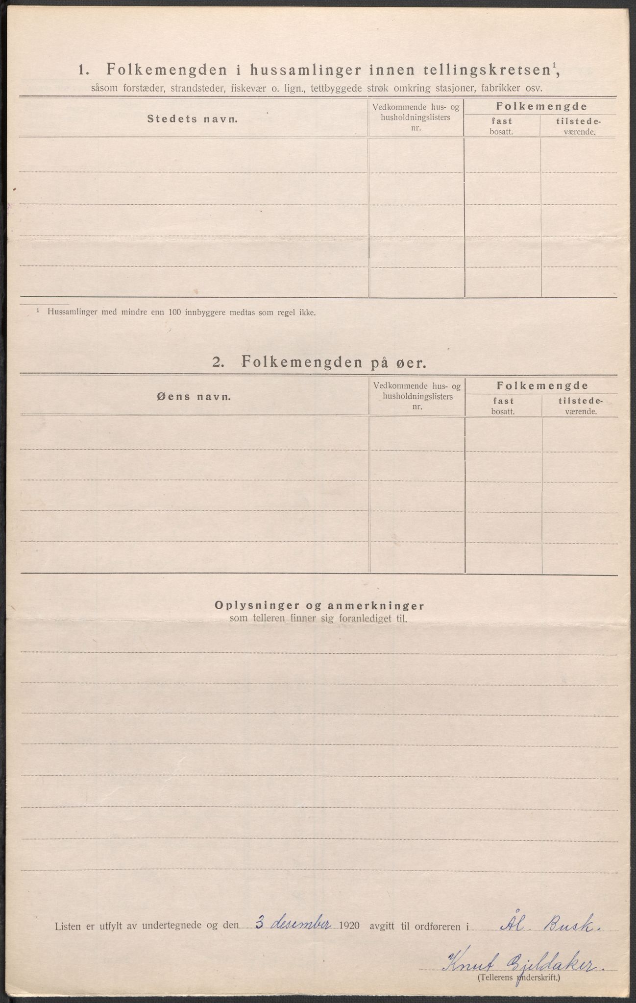 SAKO, 1920 census for Ål, 1920, p. 34