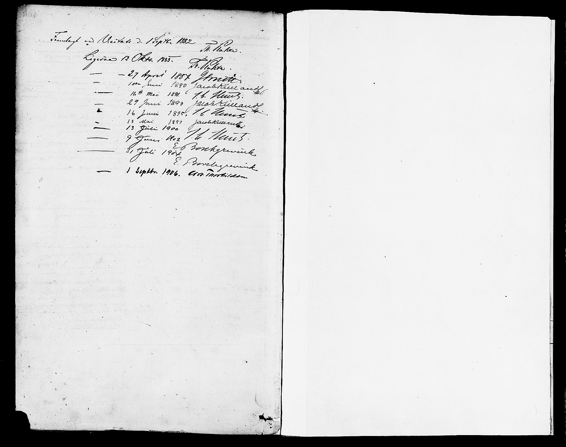 Avaldsnes sokneprestkontor, SAST/A -101851/H/Ha/Haa/L0015: Parish register (official) no. A 15, 1880-1906