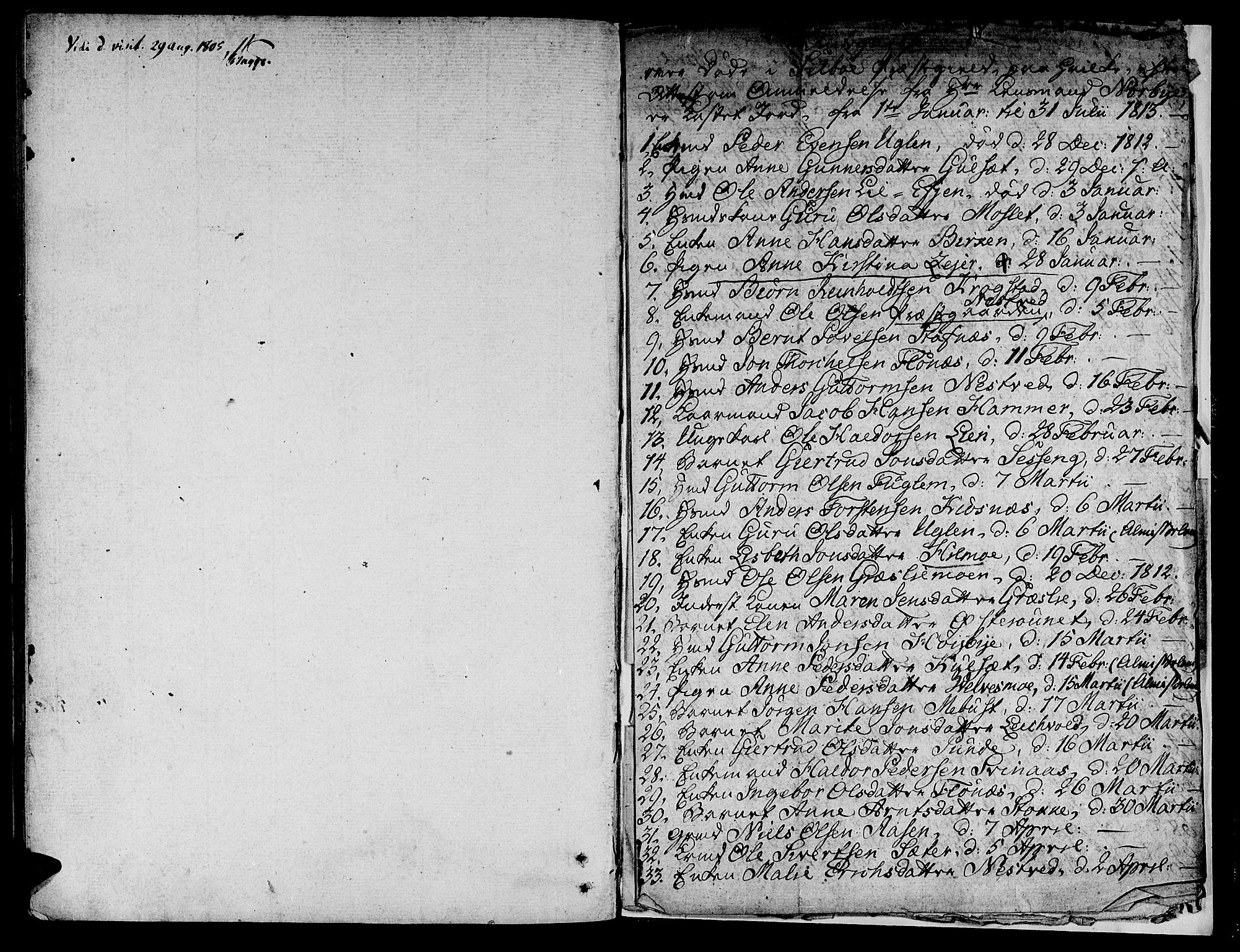 Ministerialprotokoller, klokkerbøker og fødselsregistre - Sør-Trøndelag, SAT/A-1456/695/L1140: Parish register (official) no. 695A03, 1801-1815