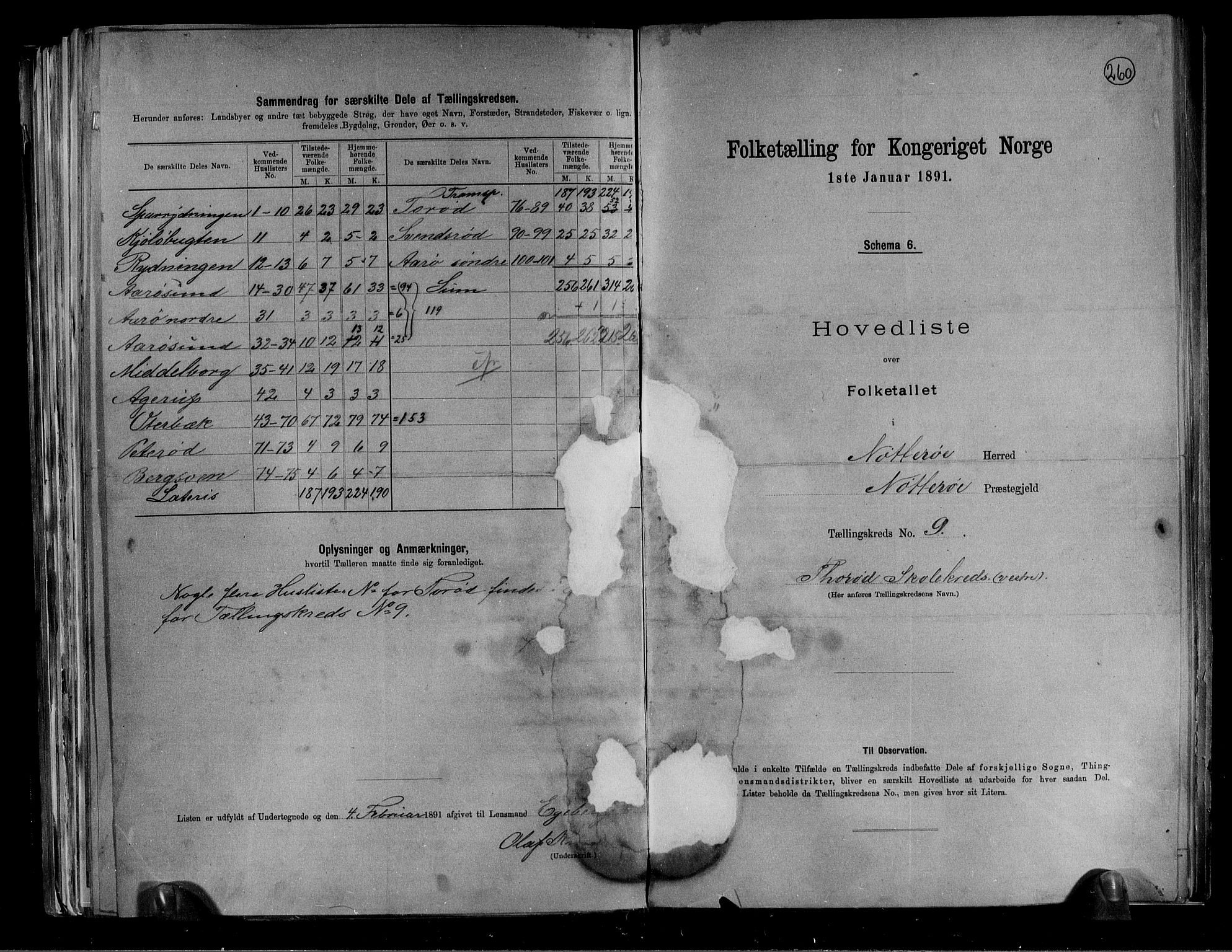 RA, 1891 census for 0722 Nøtterøy, 1891, p. 20