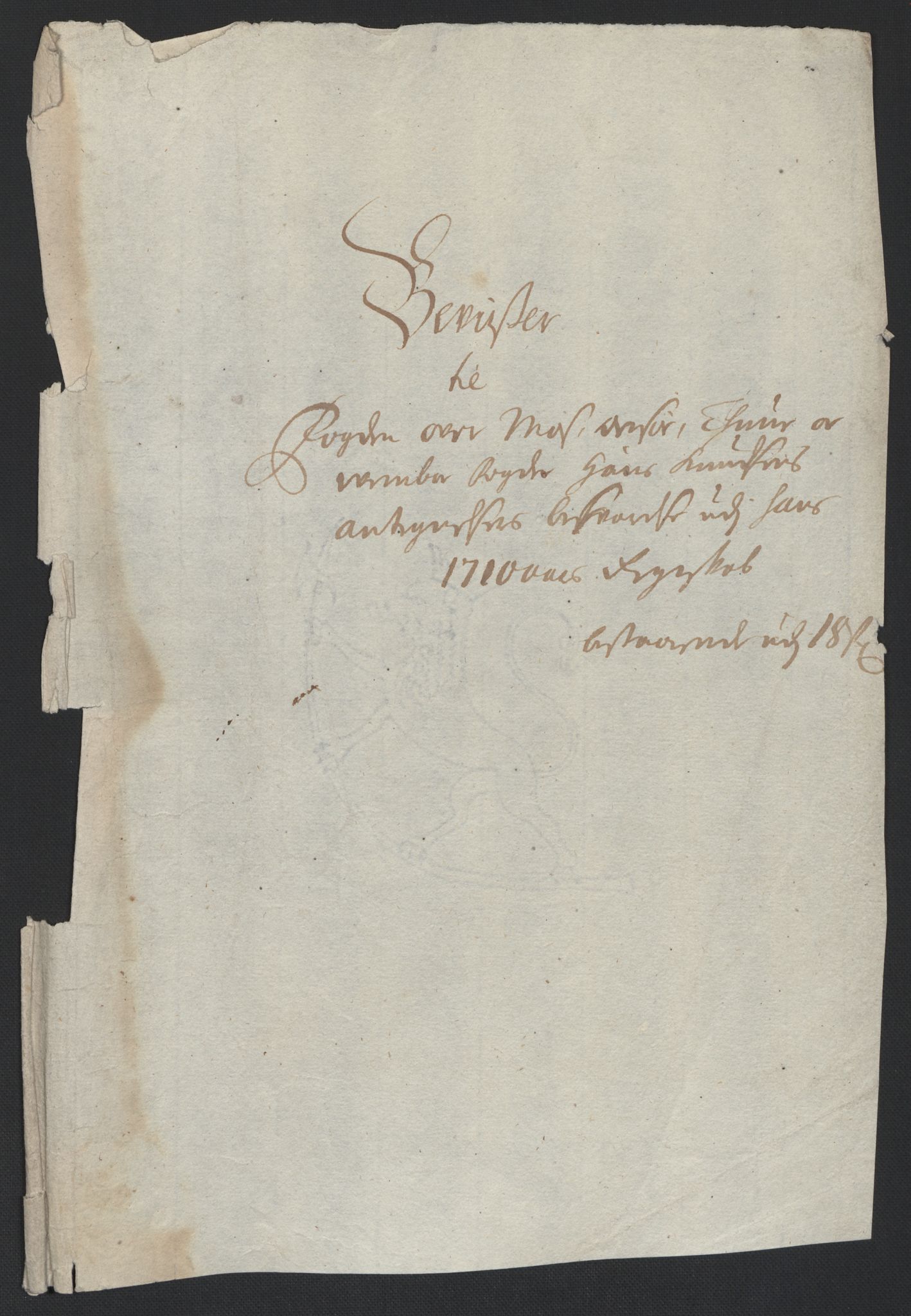 Rentekammeret inntil 1814, Reviderte regnskaper, Fogderegnskap, AV/RA-EA-4092/R04/L0135: Fogderegnskap Moss, Onsøy, Tune, Veme og Åbygge, 1709-1710, p. 444