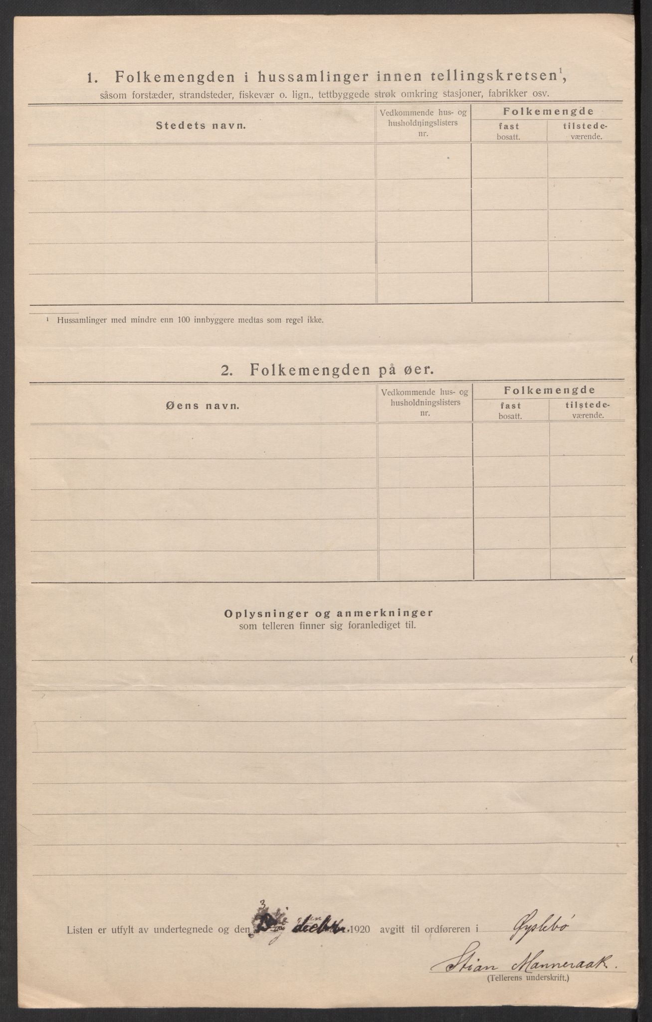 SAK, 1920 census for Øyslebø, 1920, p. 31