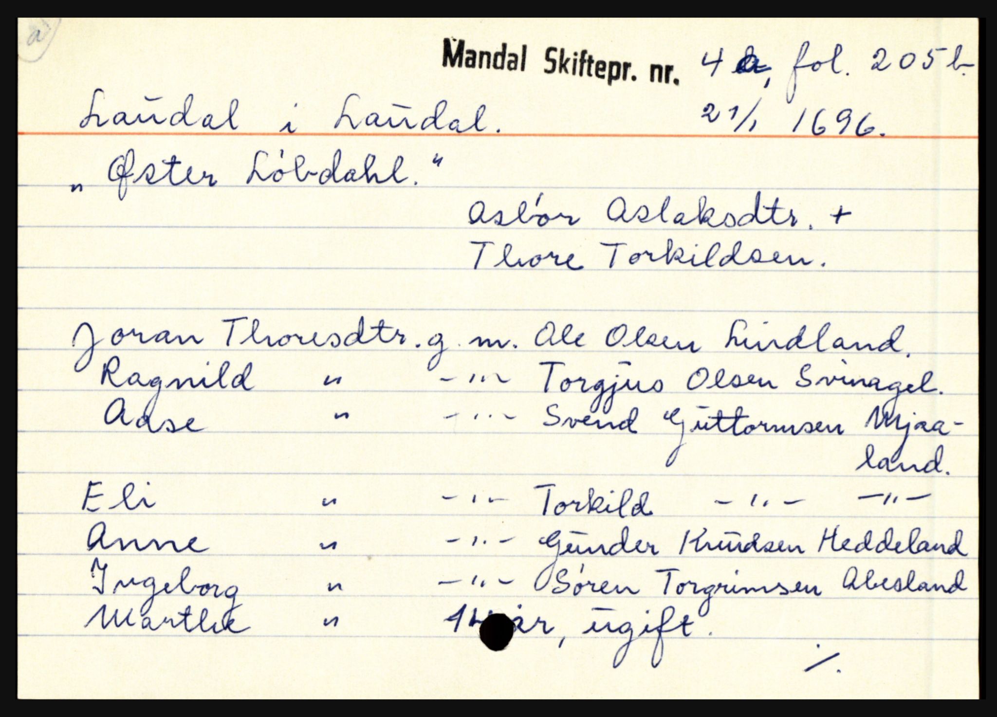 Mandal sorenskriveri, AV/SAK-1221-0005/001/H, p. 12926