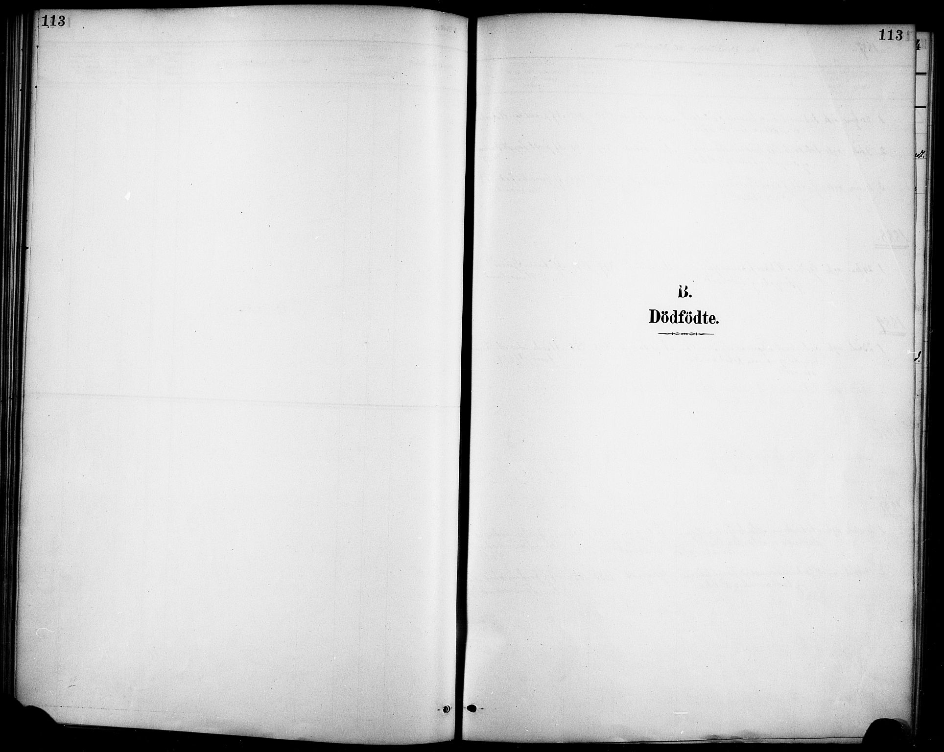 Haus sokneprestembete, AV/SAB-A-75601/H/Haa/Haad/L0001: Parish register (official) no. D 1, 1887-1898, p. 113