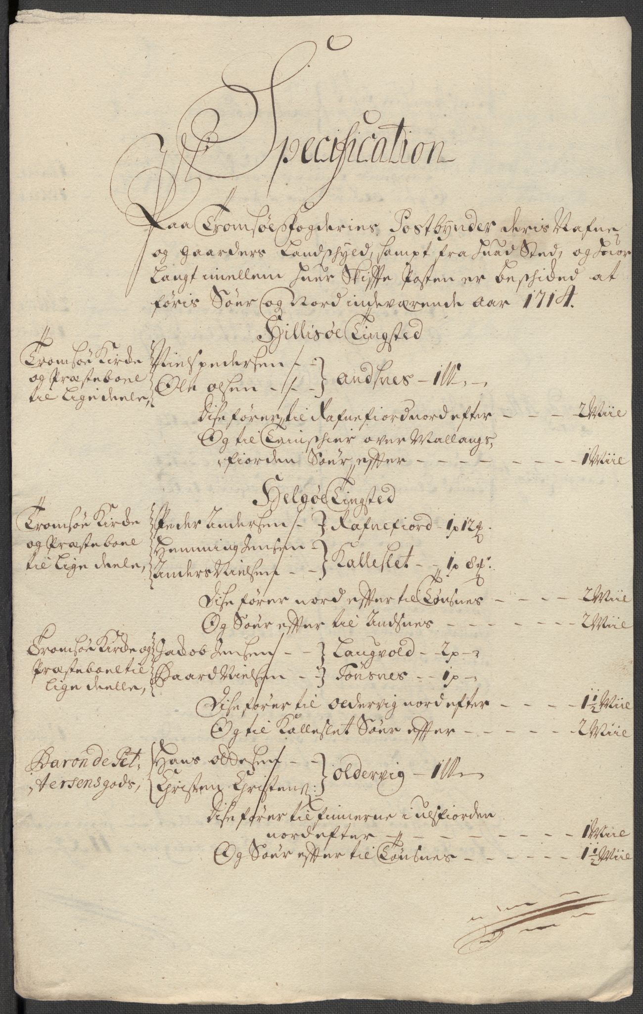 Rentekammeret inntil 1814, Reviderte regnskaper, Fogderegnskap, RA/EA-4092/R68/L4760: Fogderegnskap Senja og Troms, 1714, p. 326