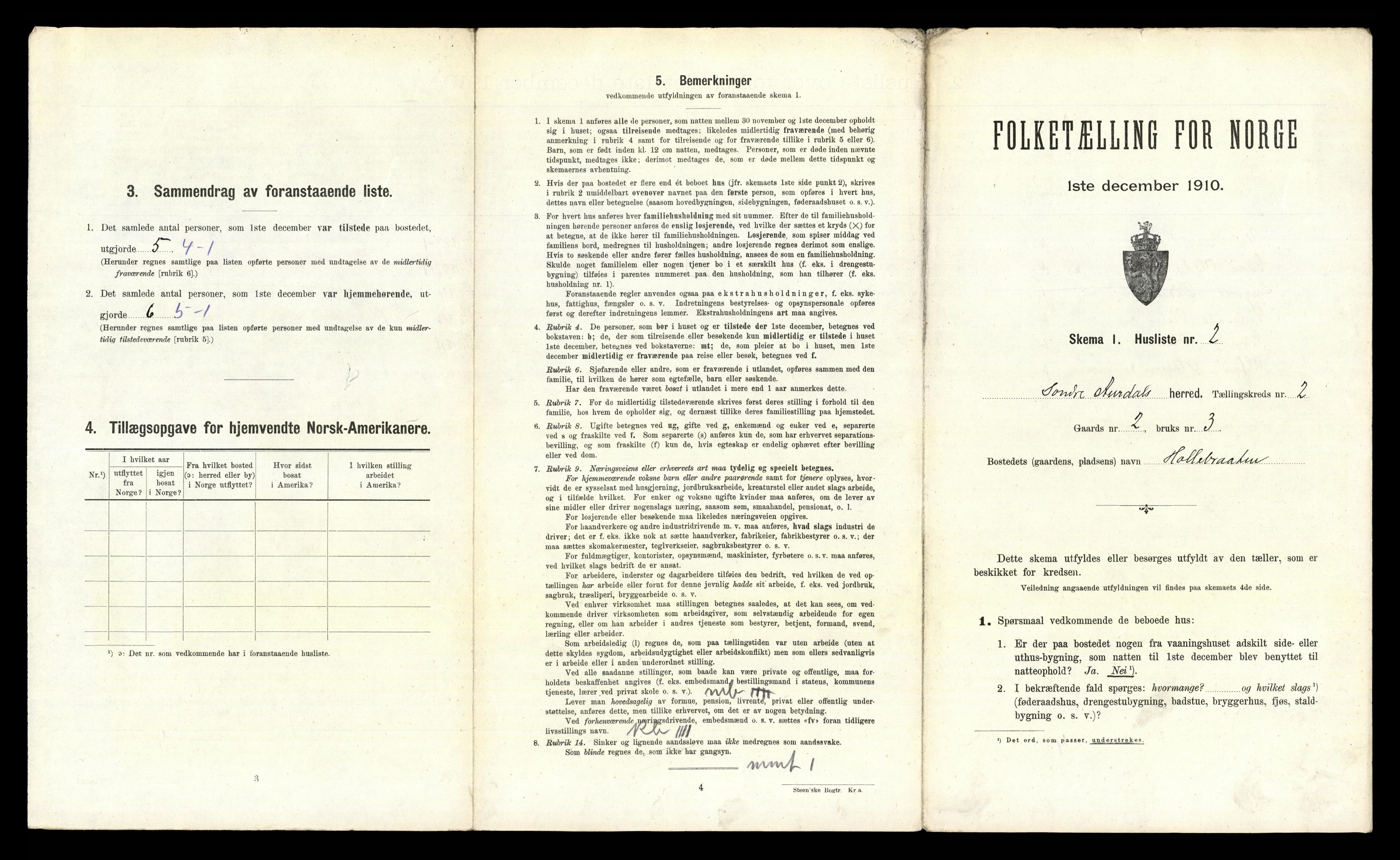 RA, 1910 census for Sør-Aurdal, 1910, p. 97