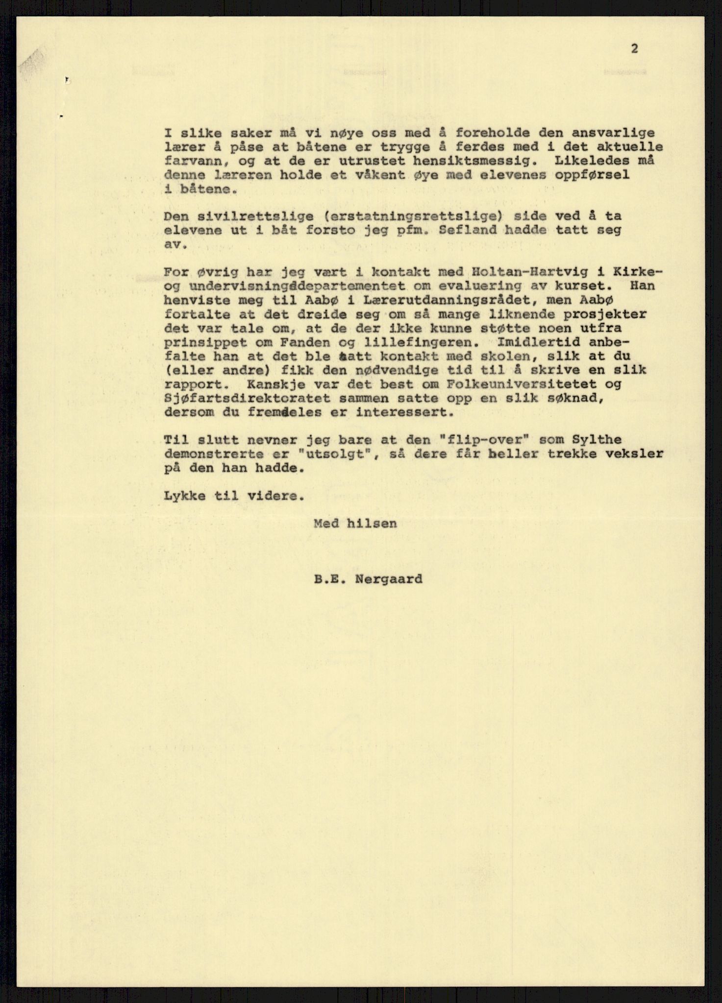 Sjøfartsdirektoratet med forløpere, generelt arkiv, AV/RA-S-1407/D/Du/Duc/L0641/0004: Skipskontrollen - Forskrifter    / Utleiebåter (2 mapper), 1977-1989, p. 516