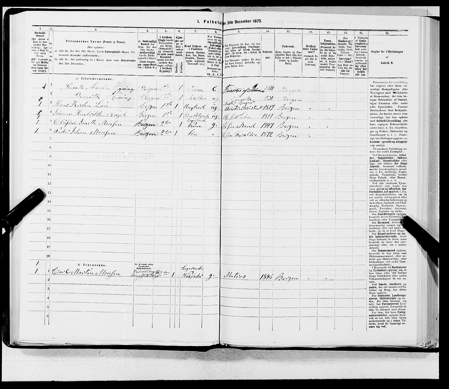 SAB, 1875 census for 1301 Bergen, 1875, p. 114