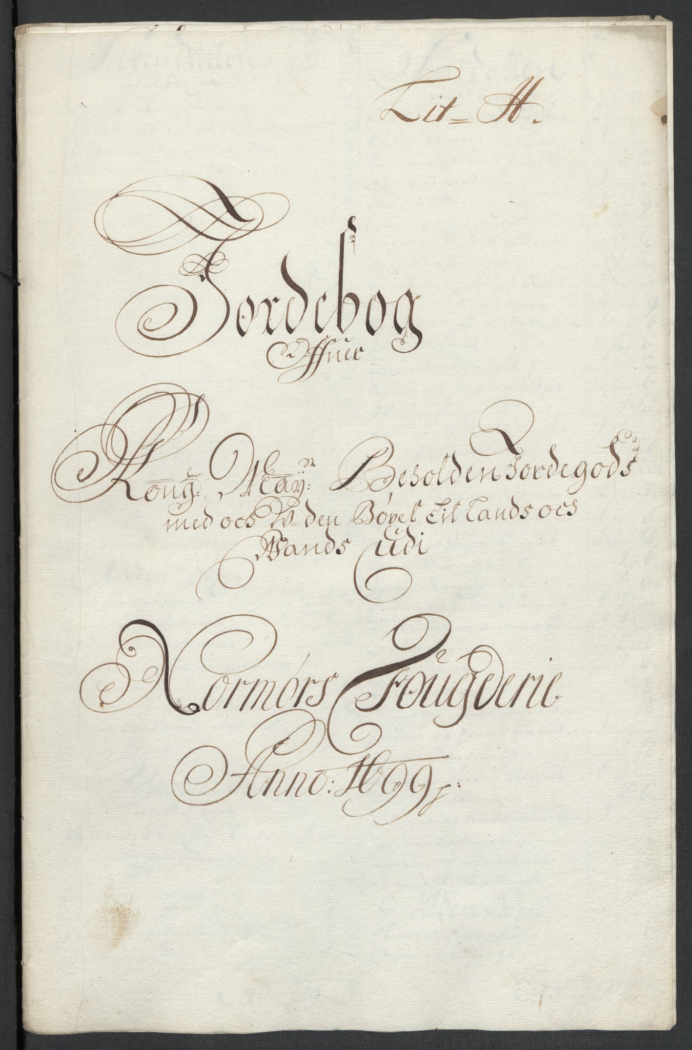 Rentekammeret inntil 1814, Reviderte regnskaper, Fogderegnskap, AV/RA-EA-4092/R56/L3738: Fogderegnskap Nordmøre, 1699, p. 90