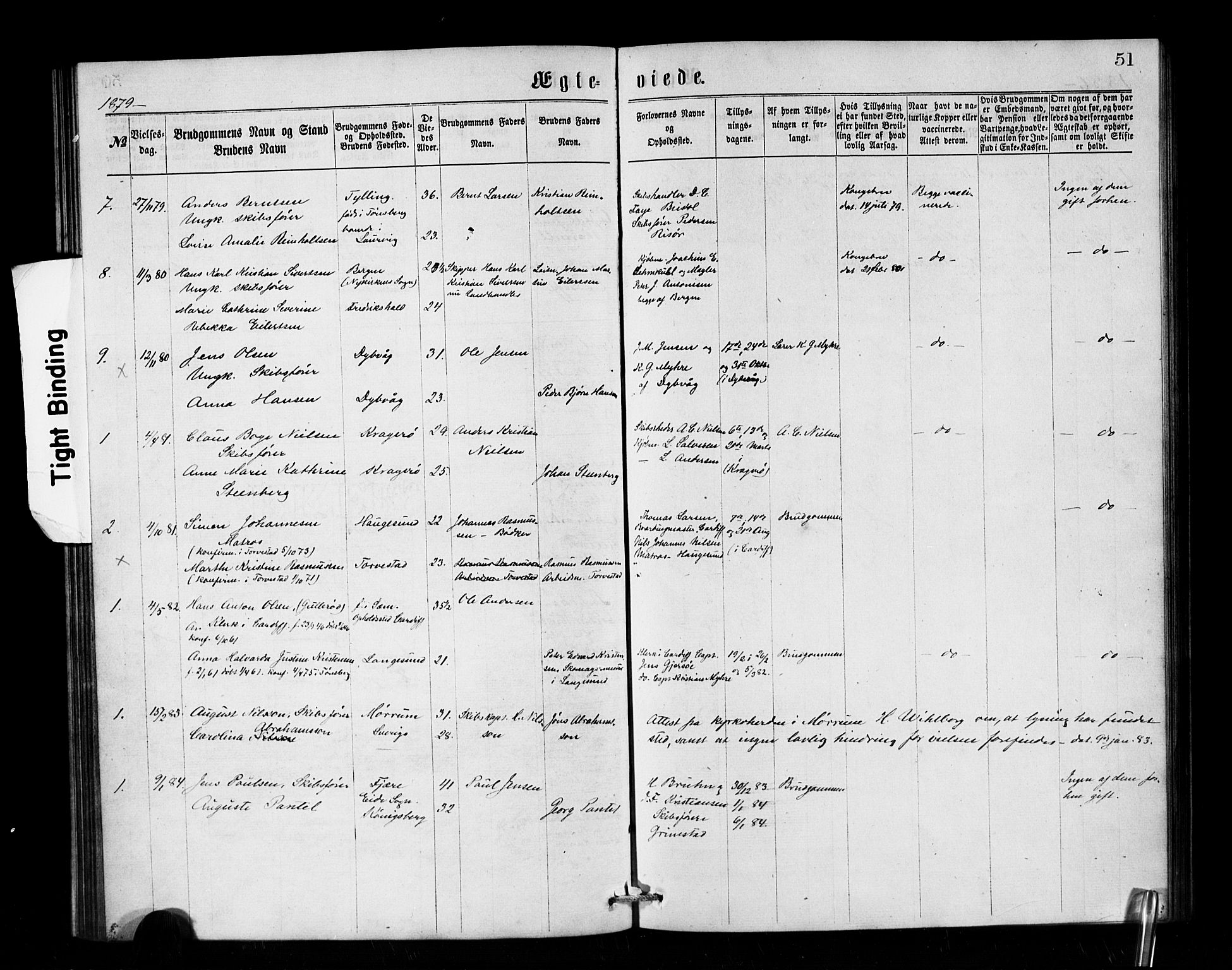 Den norske sjømannsmisjon i utlandet/Bristolhavnene(Cardiff-Swansea), SAB/SAB/PA-0102/H/Ha/Haa/L0001: Parish register (official) no. A 1, 1866-1887, p. 51