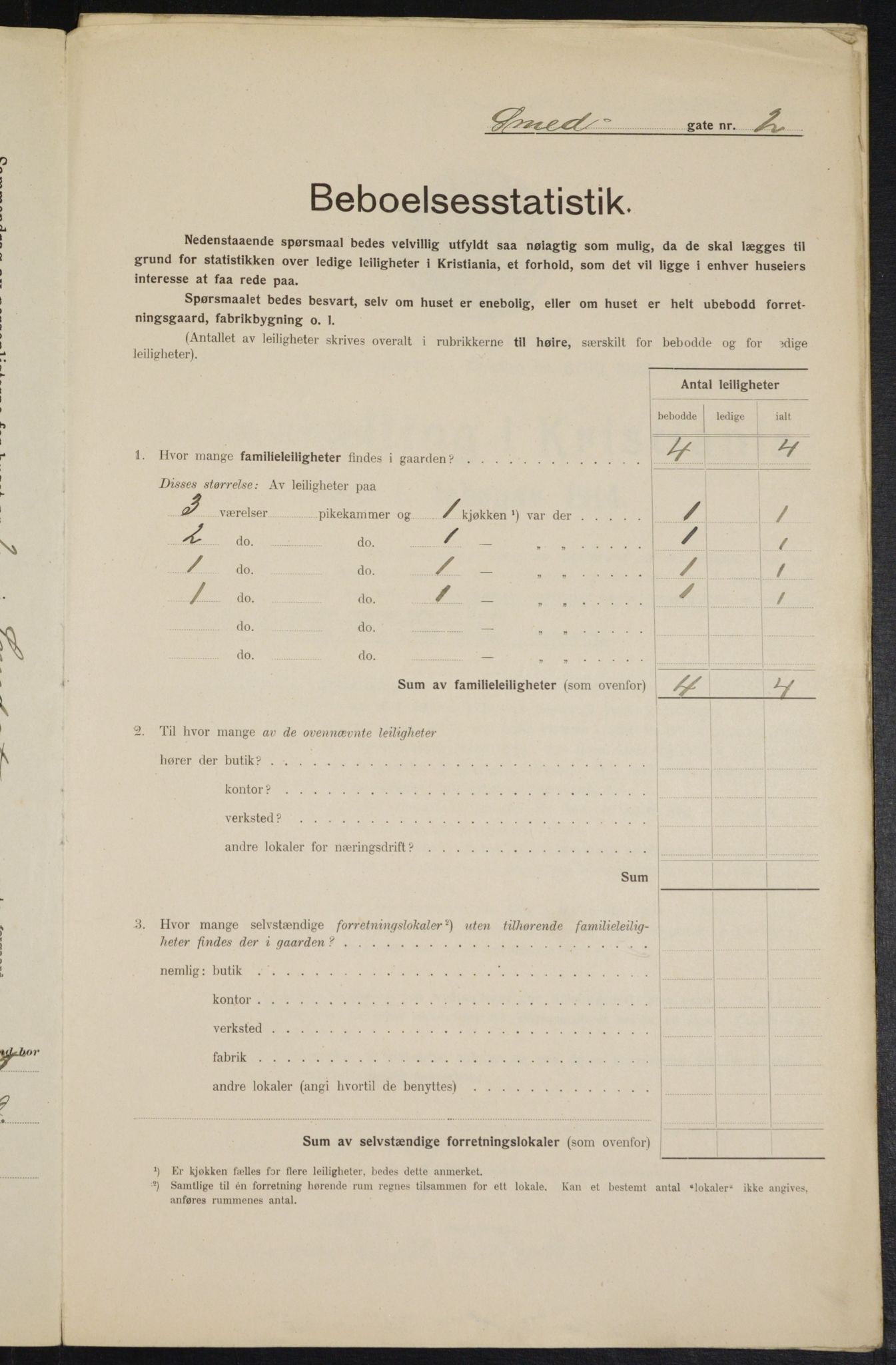 OBA, Municipal Census 1914 for Kristiania, 1914, p. 96963