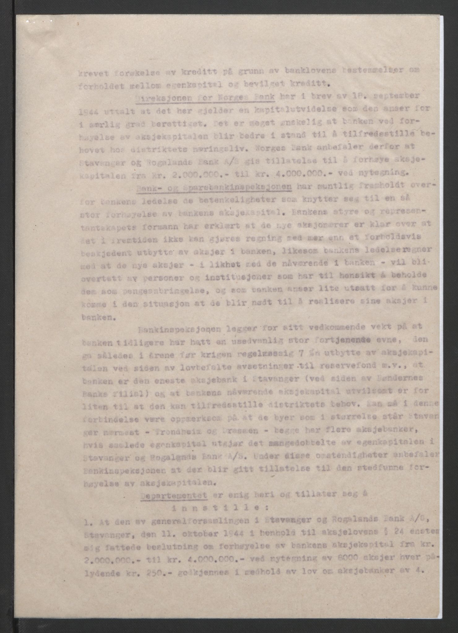 NS-administrasjonen 1940-1945 (Statsrådsekretariatet, de kommisariske statsråder mm), RA/S-4279/D/Db/L0090: Foredrag til vedtak utenfor ministermøte, 1942-1945, p. 686