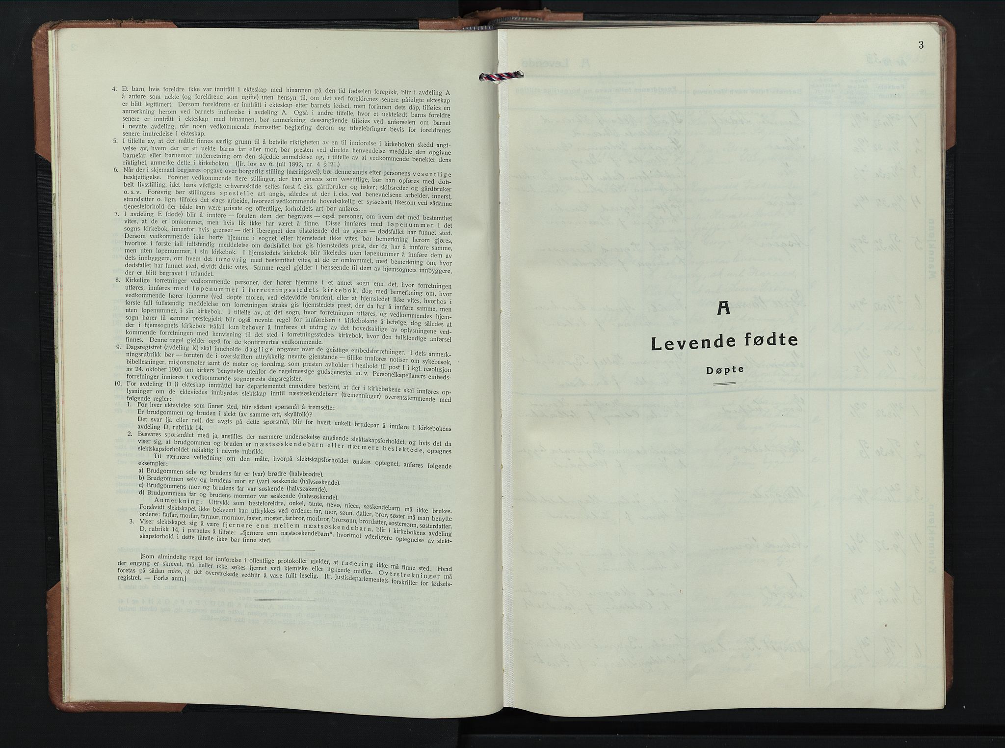 Stor-Elvdal prestekontor, SAH/PREST-052/H/Ha/Hab/L0010: Parish register (copy) no. 10, 1929-1955, p. 3