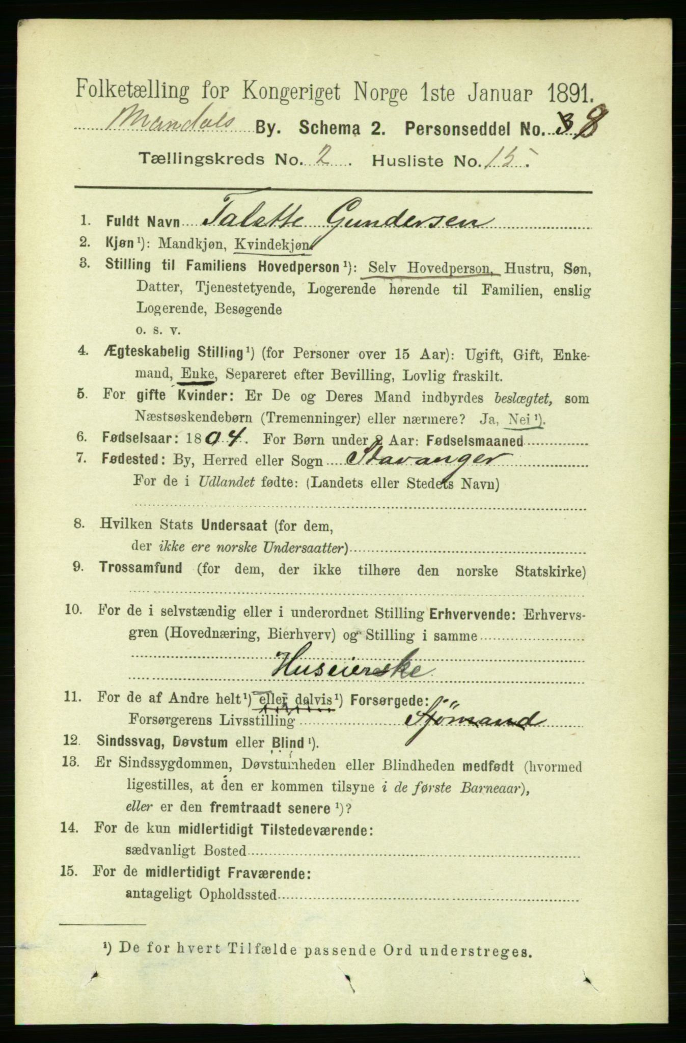 RA, 1891 census for 1002 Mandal, 1891, p. 1571