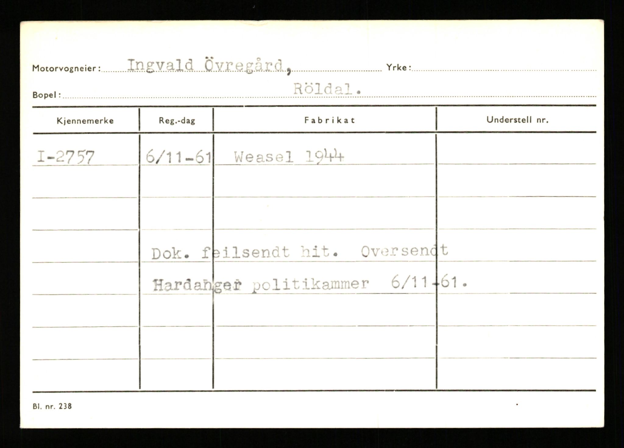 Stavanger trafikkstasjon, AV/SAST-A-101942/0/G/L0001: Registreringsnummer: 0 - 5782, 1930-1971, p. 1873