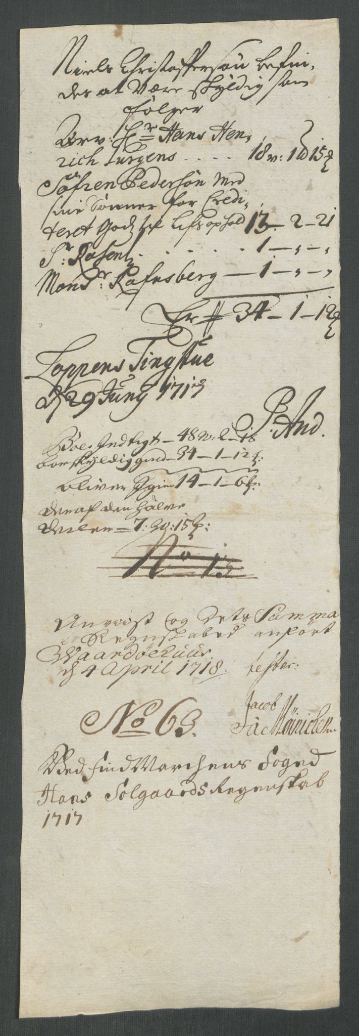 Rentekammeret inntil 1814, Reviderte regnskaper, Fogderegnskap, AV/RA-EA-4092/R69/L4857: Fogderegnskap Finnmark/Vardøhus, 1716-1718, p. 340