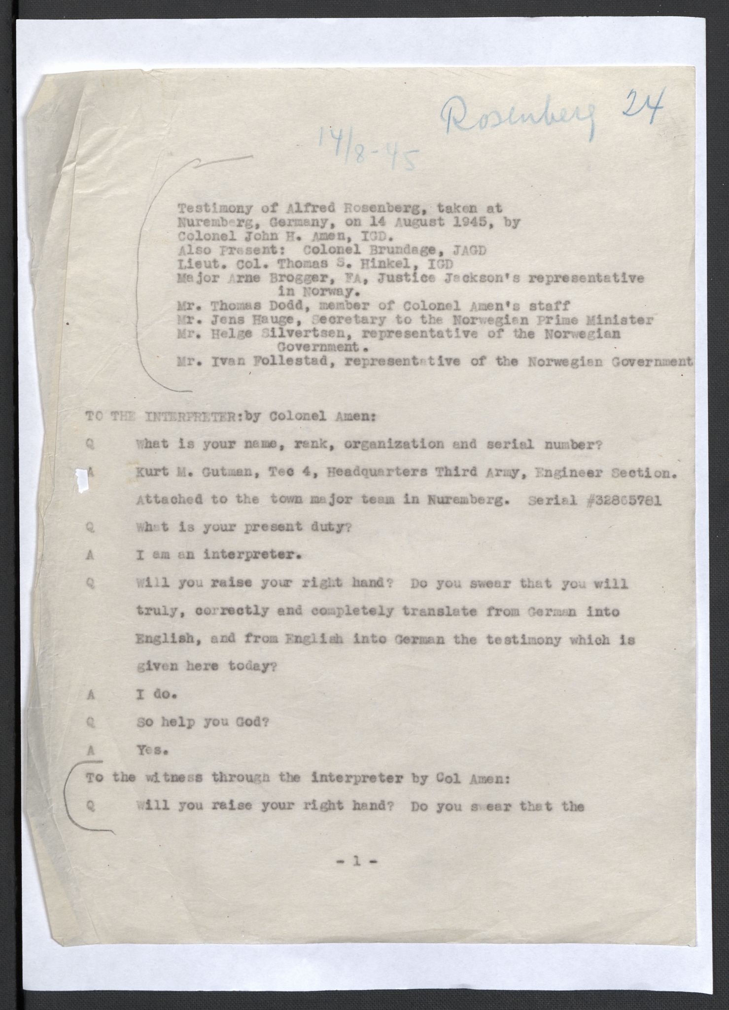Landssvikarkivet, Oslo politikammer, AV/RA-S-3138-01/D/Da/L0003: Dnr. 29, 1945, p. 1925