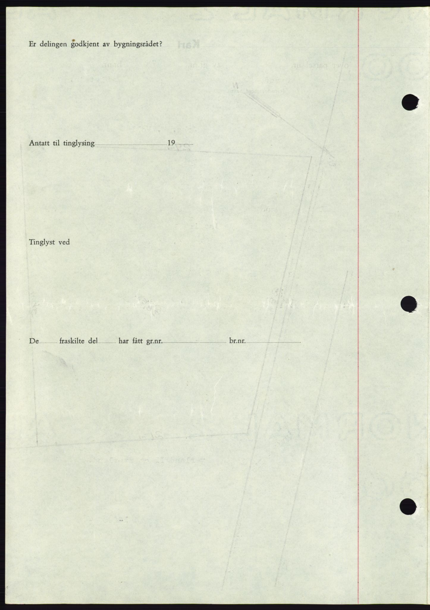 Søre Sunnmøre sorenskriveri, AV/SAT-A-4122/1/2/2C/L0077: Mortgage book no. 3A, 1945-1946, Diary no: : 709/1945