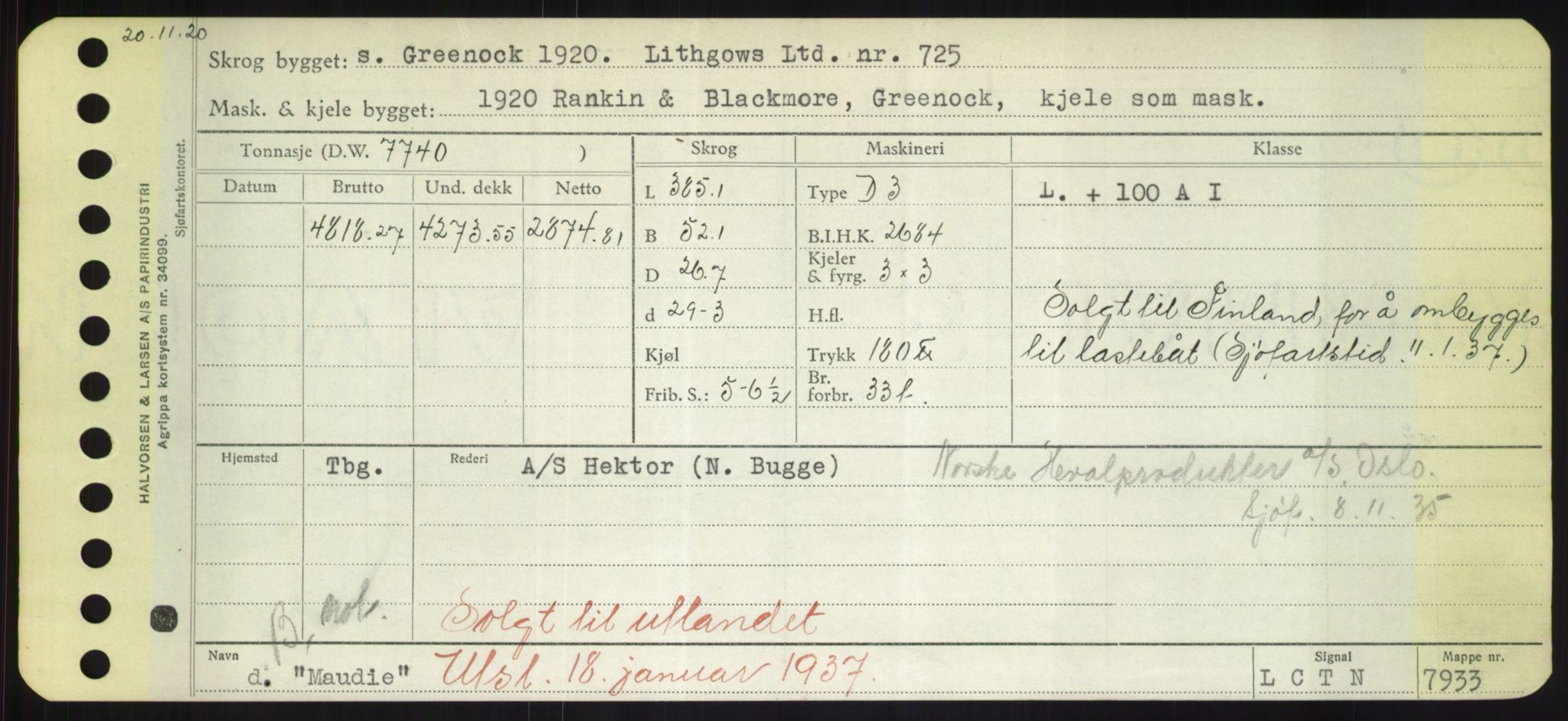 Sjøfartsdirektoratet med forløpere, Skipsmålingen, AV/RA-S-1627/H/Hd/L0024: Fartøy, M-Mim, p. 409