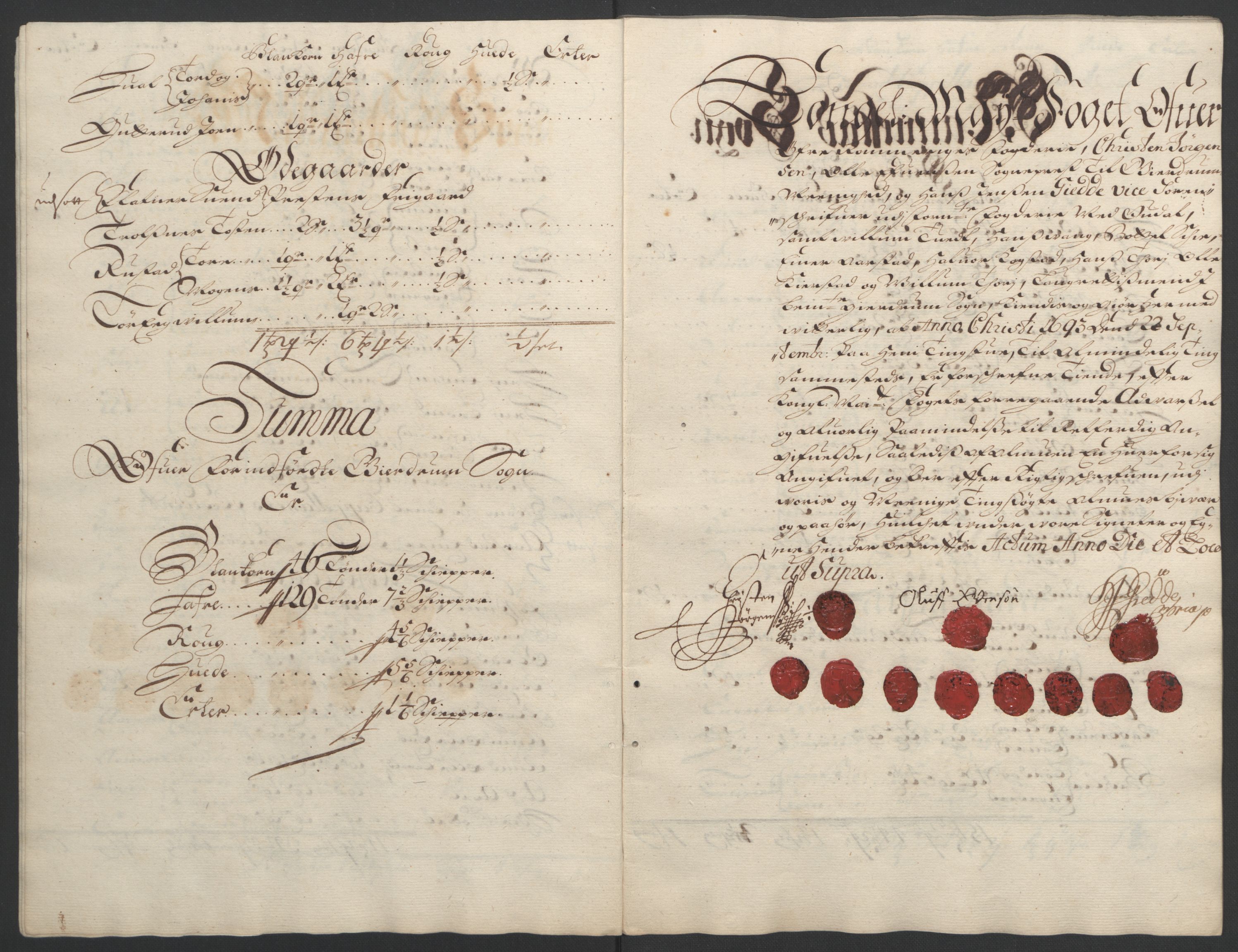 Rentekammeret inntil 1814, Reviderte regnskaper, Fogderegnskap, AV/RA-EA-4092/R12/L0705: Fogderegnskap Øvre Romerike, 1693, p. 43