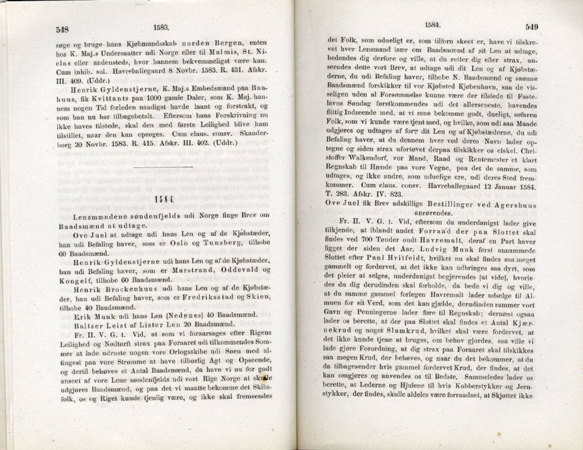 Publikasjoner utgitt av Det Norske Historiske Kildeskriftfond, PUBL/-/-/-: Norske Rigs-Registranter, bind 2, 1572-1588, p. 548-549