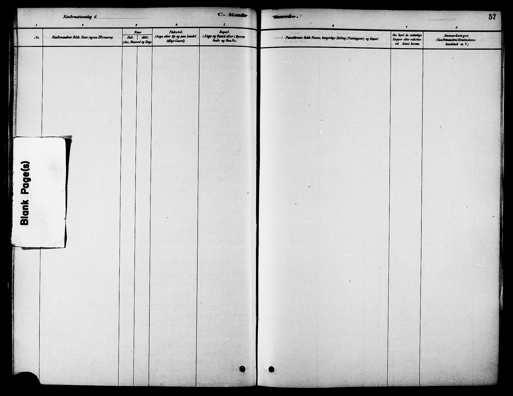 Ministerialprotokoller, klokkerbøker og fødselsregistre - Nordland, AV/SAT-A-1459/826/L0379: Parish register (official) no. 826A02, 1878-1895, p. 57