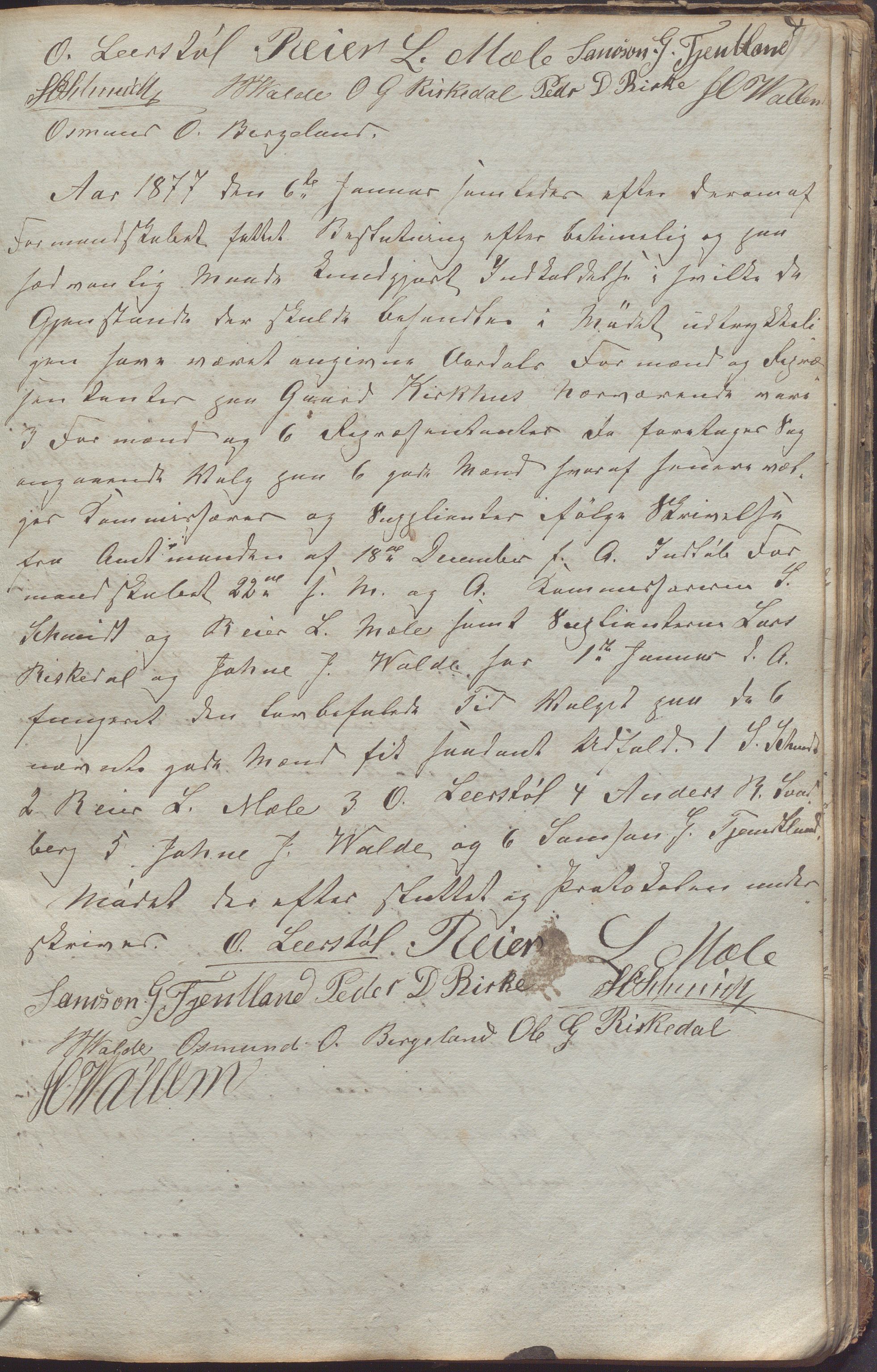 Årdal kommune - Formannskapet, IKAR/K-101953/A/L0001: Møtebok, 1849-1887, p. 190