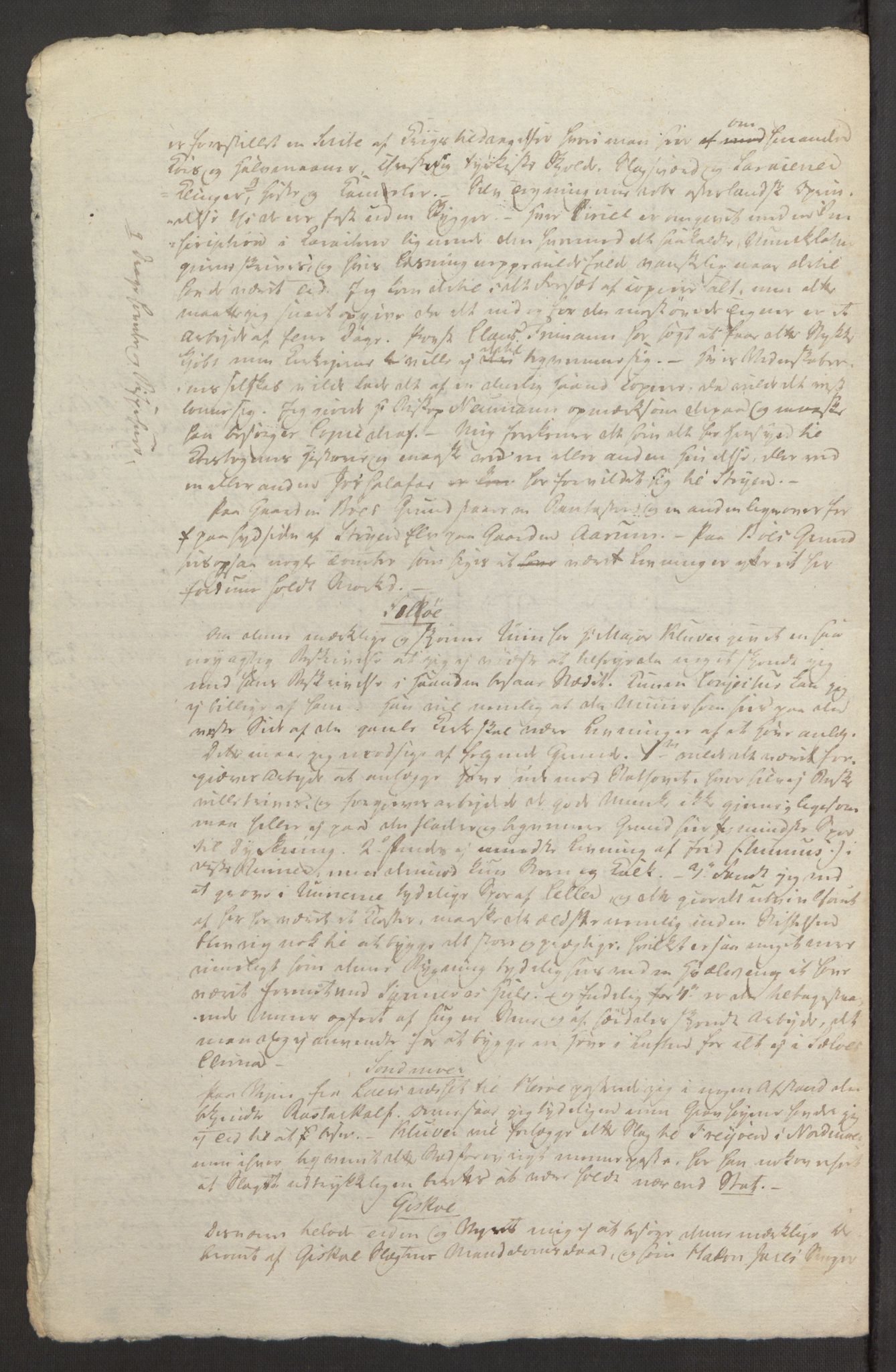 Blom, Gustav Peter, RA/PA-0568/F/L0001/0004: Brev og manuskripter / "Historiske antiqvariske Notizer". Reiseberetninger fra Bergen og Nordland, 1825, p. 10