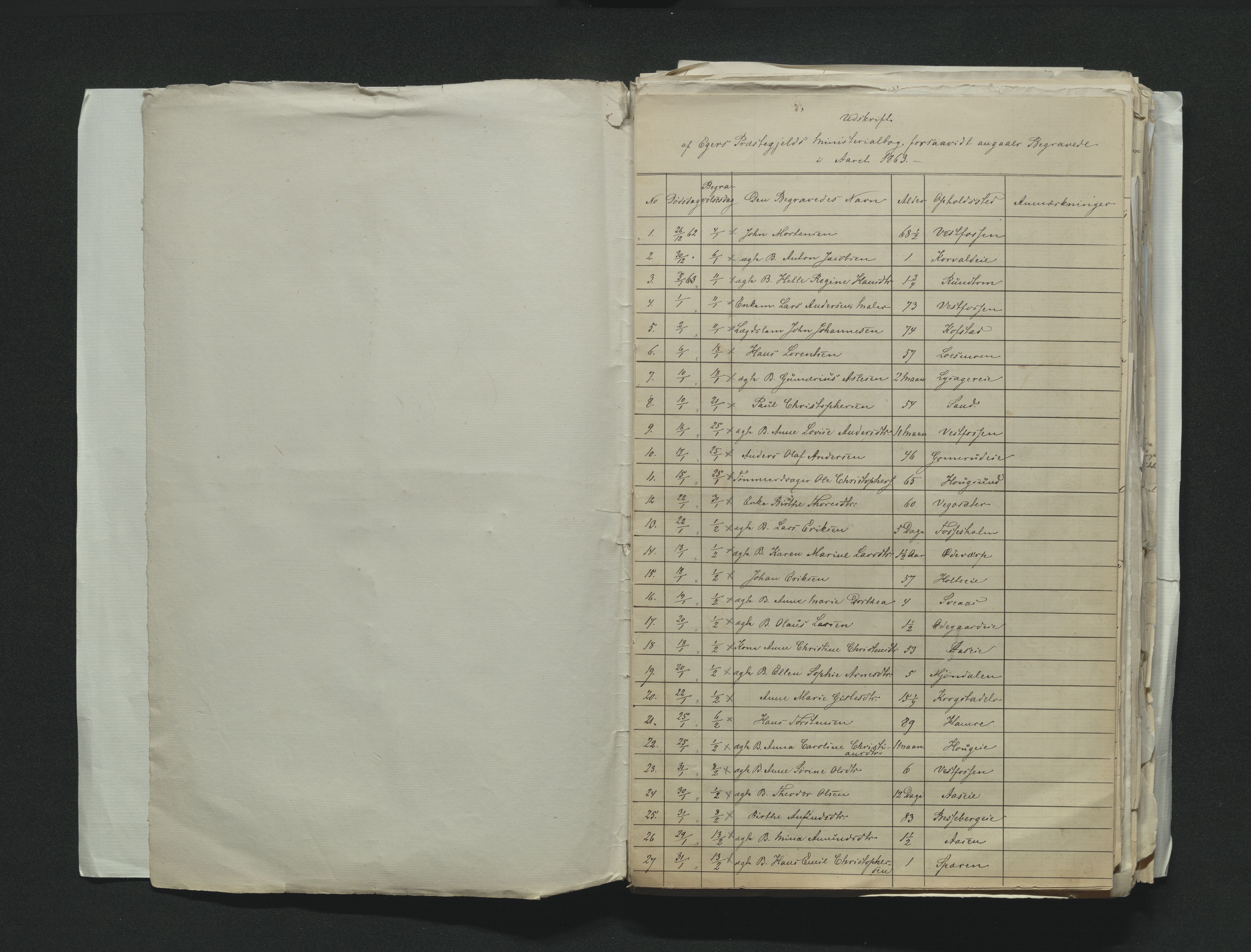Eiker, Modum og Sigdal sorenskriveri, AV/SAKO-A-123/H/Ha/Hab/L0011: Dødsfallsmeldinger, 1862-1865, p. 173