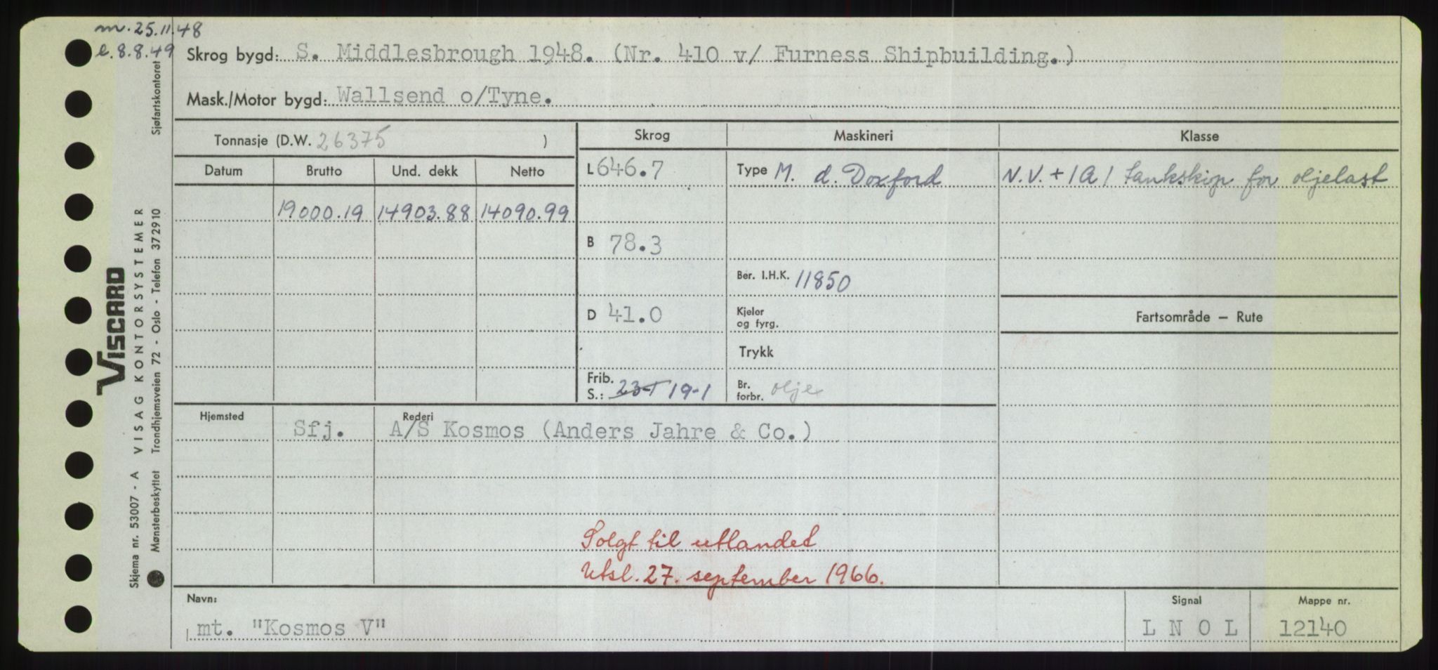 Sjøfartsdirektoratet med forløpere, Skipsmålingen, AV/RA-S-1627/H/Hd/L0021: Fartøy, Kor-Kår, p. 121