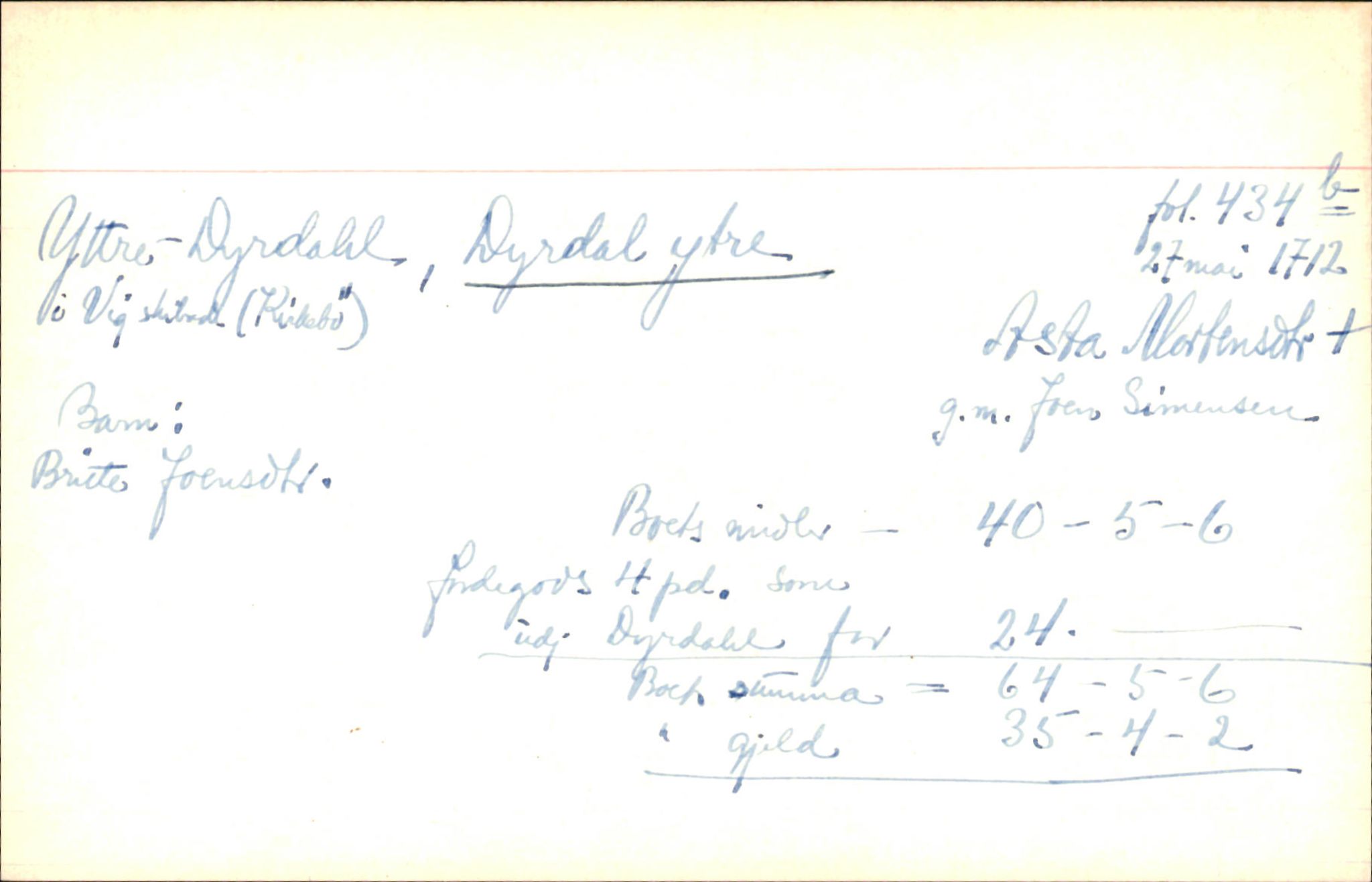 Skiftekort ved Statsarkivet i Bergen, SAB/SKIFTEKORT/006/L0001: Skifteprotokoll nr. 1-2, 1698-1720, p. 569