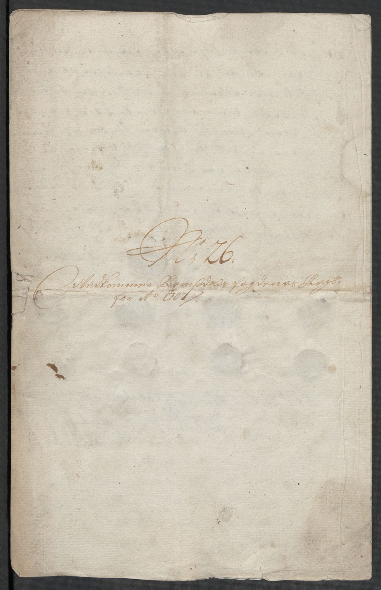 Rentekammeret inntil 1814, Reviderte regnskaper, Fogderegnskap, AV/RA-EA-4092/R55/L3658: Fogderegnskap Romsdal, 1707-1708, p. 173