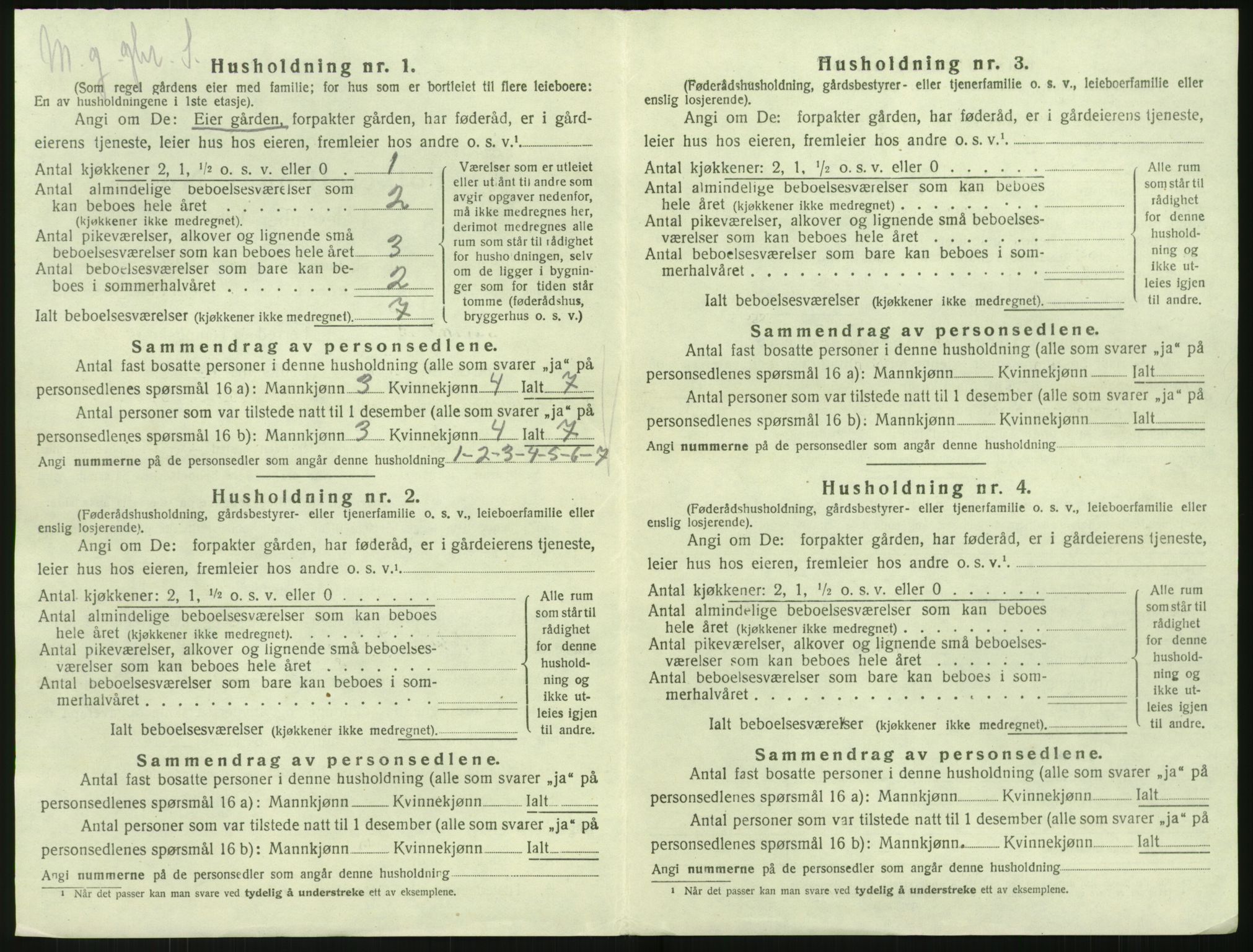 SAK, 1920 census for Søndeled, 1920, p. 738