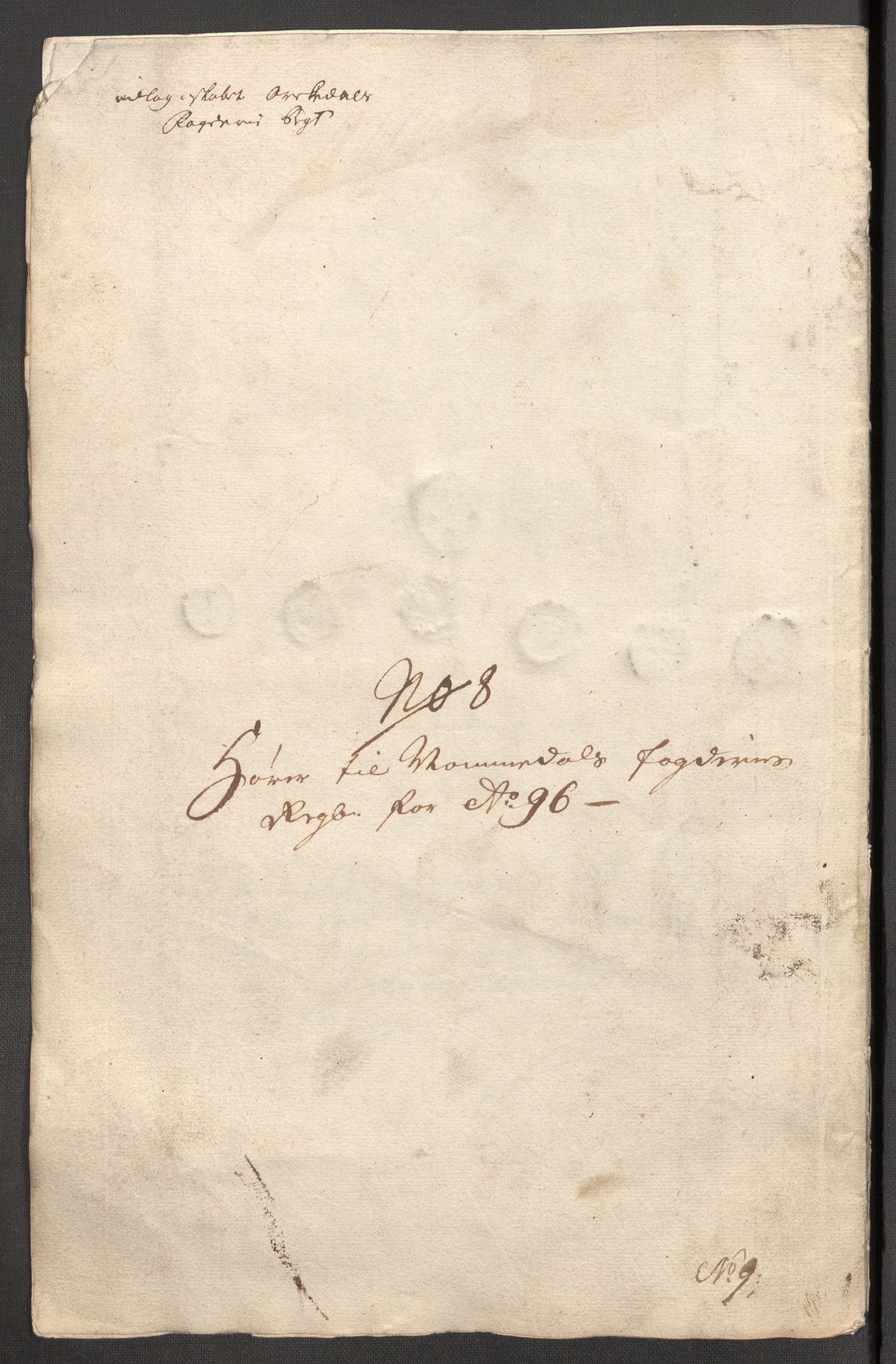 Rentekammeret inntil 1814, Reviderte regnskaper, Fogderegnskap, RA/EA-4092/R64/L4425: Fogderegnskap Namdal, 1696-1698, p. 99