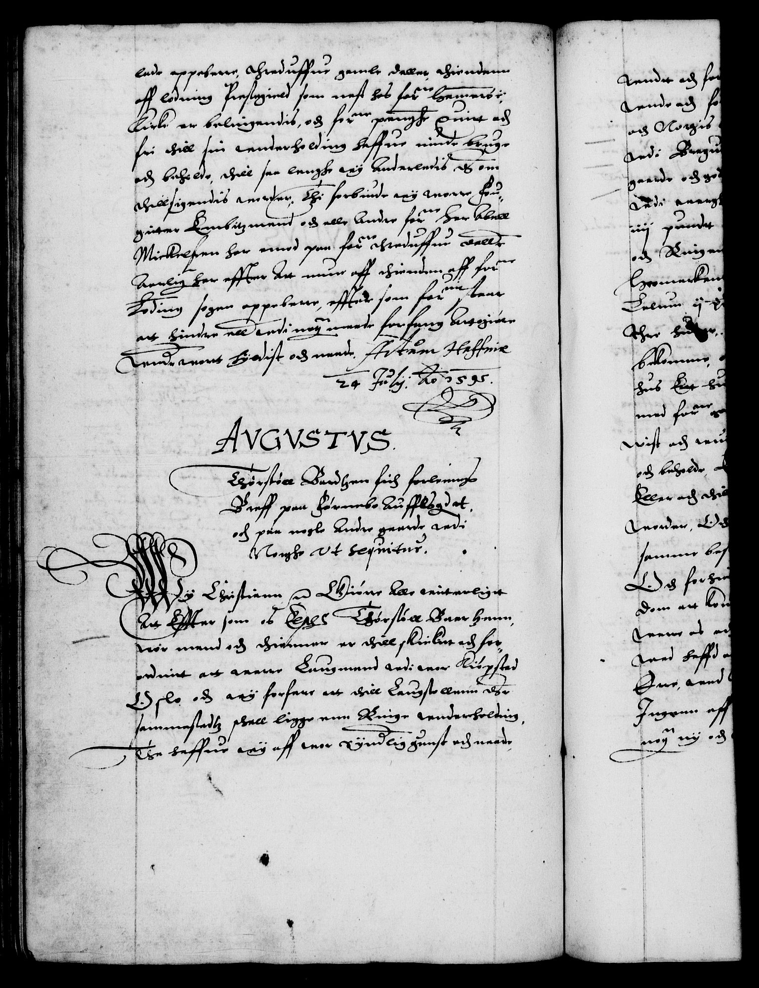 Danske Kanselli 1572-1799, RA/EA-3023/F/Fc/Fca/Fcaa/L0002: Norske registre (mikrofilm), 1588-1596, p. 256b
