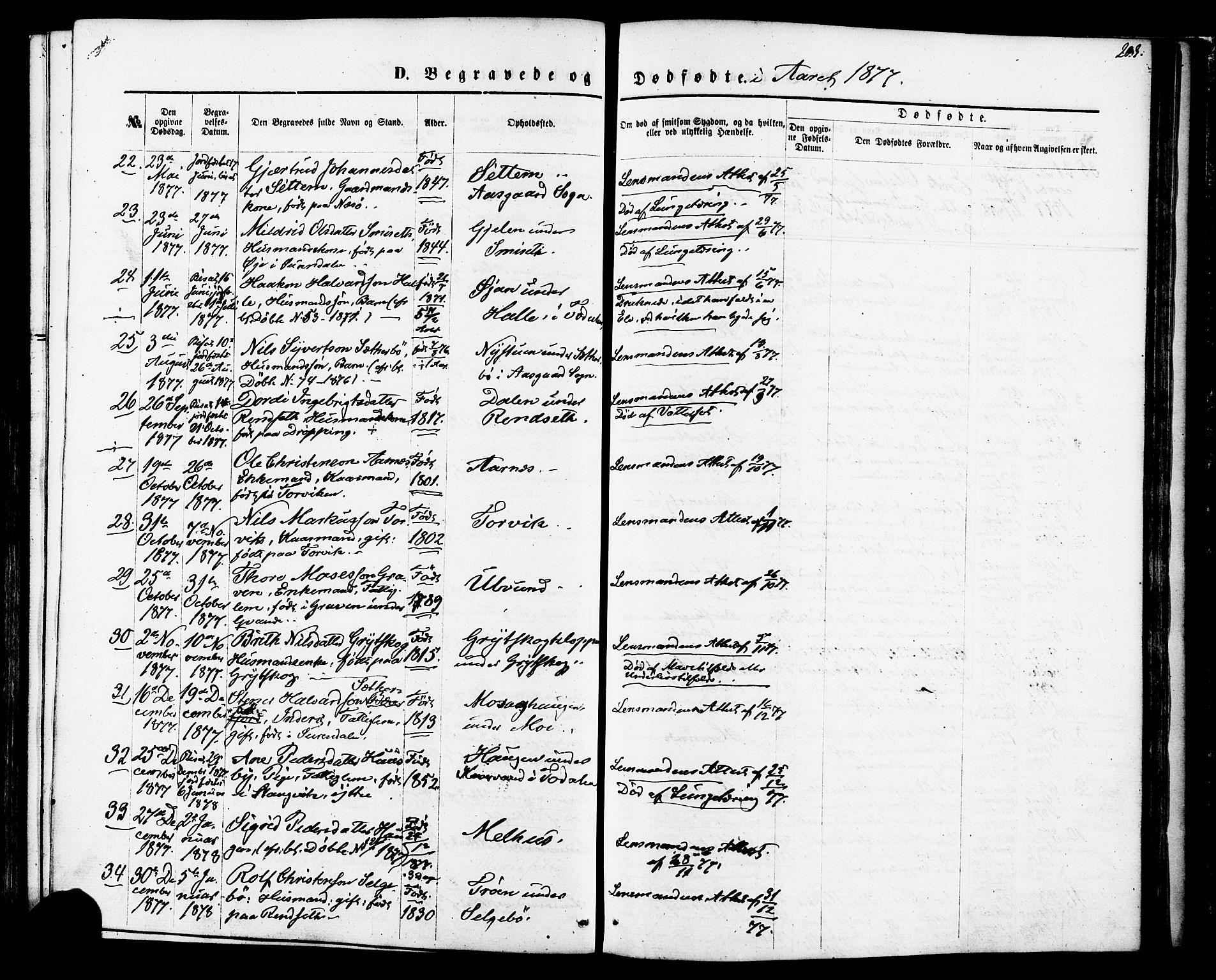 Ministerialprotokoller, klokkerbøker og fødselsregistre - Møre og Romsdal, AV/SAT-A-1454/592/L1027: Parish register (official) no. 592A05, 1865-1878, p. 203