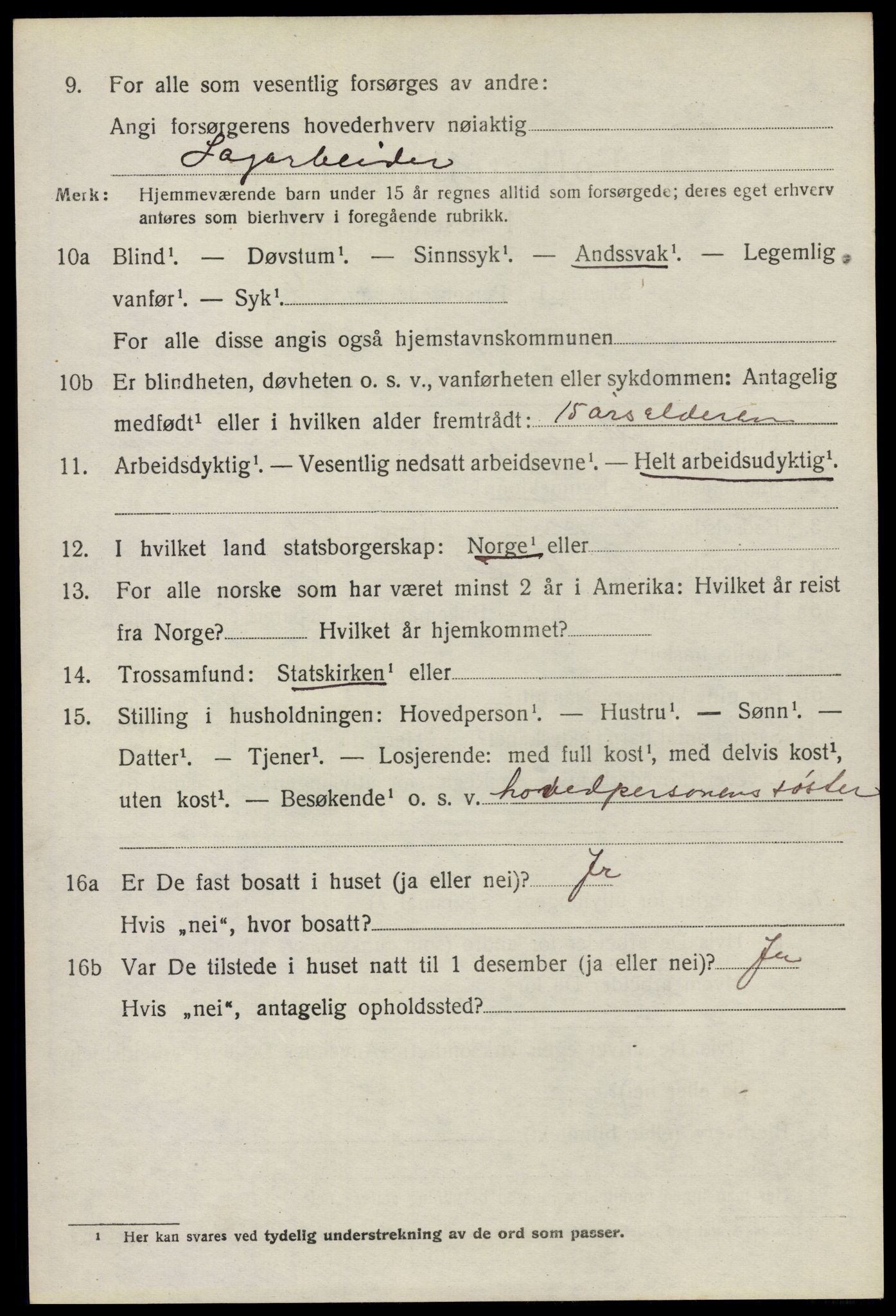 SAO, 1920 census for Onsøy, 1920, p. 6897