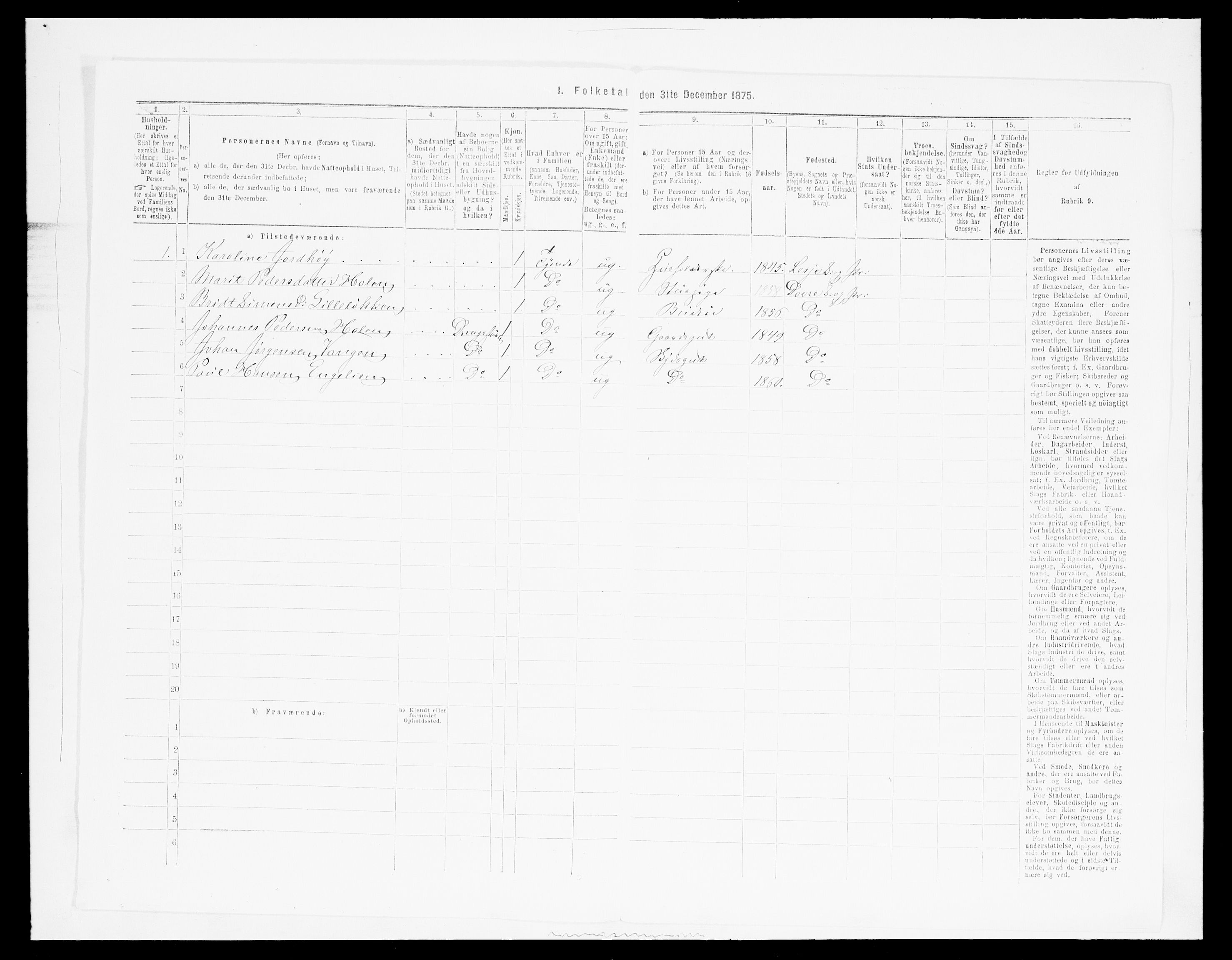 SAH, 1875 census for 0511P Dovre, 1875, p. 469