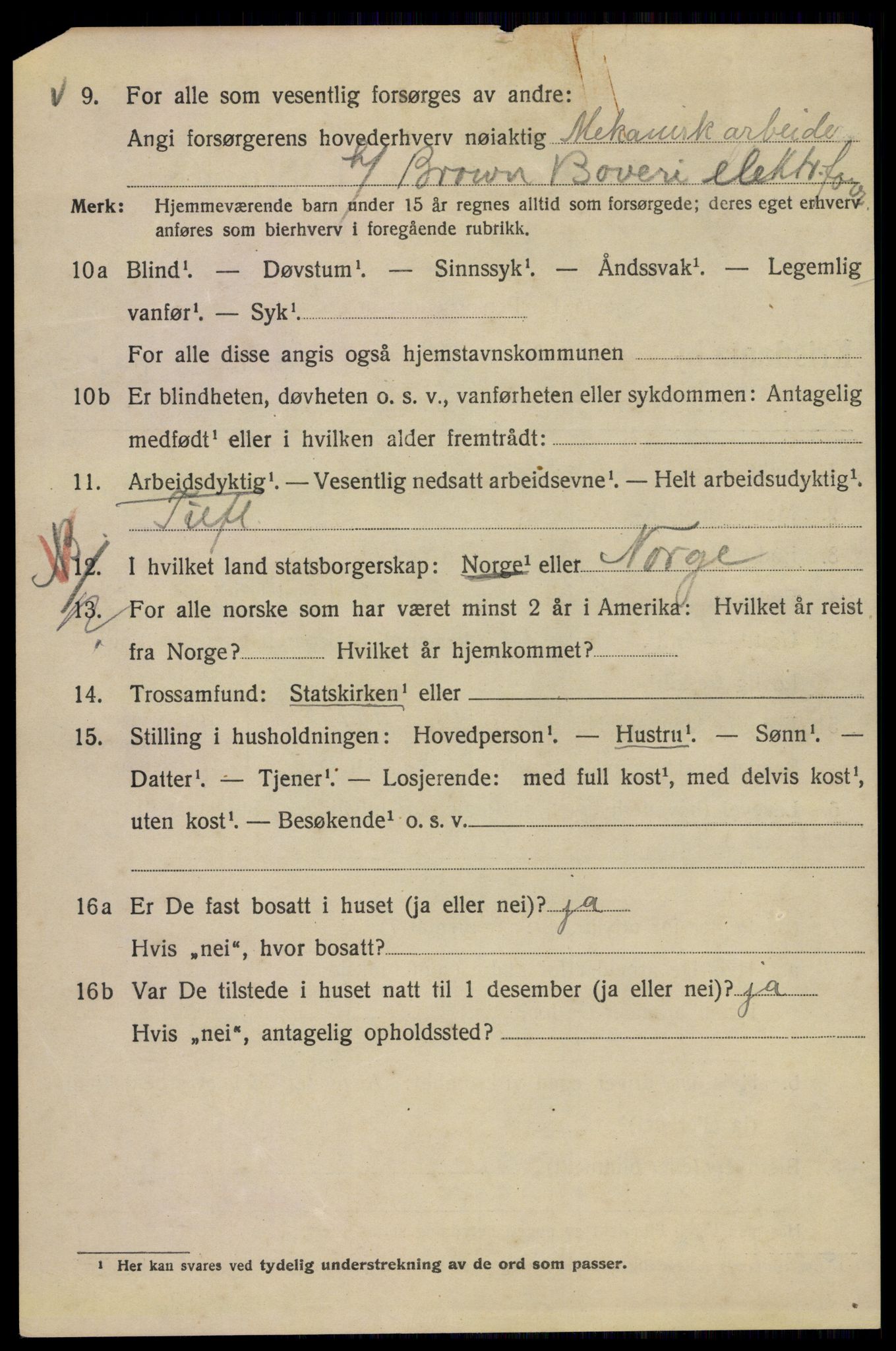 SAO, 1920 census for Kristiania, 1920, p. 445700