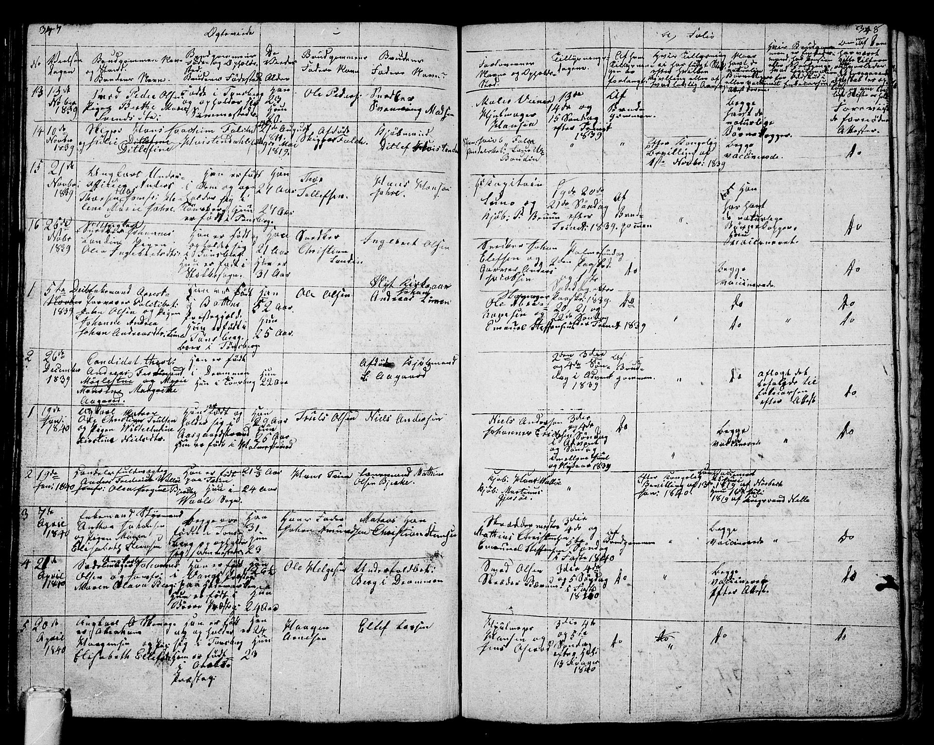 Tønsberg kirkebøker, AV/SAKO-A-330/G/Ga/L0002: Parish register (copy) no. 2, 1827-1854, p. 347-348